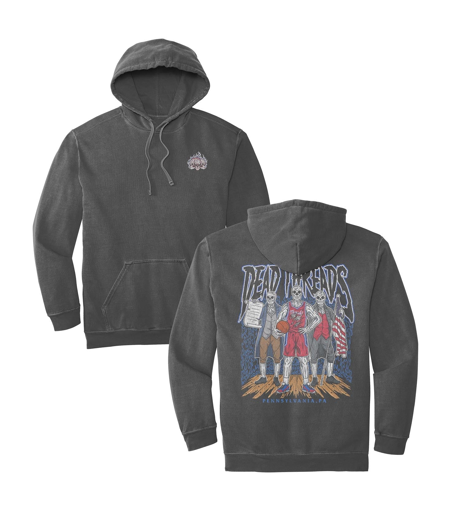 PHILADELPHIA BASKETBALL - HOODIE – Hoodie – Dead Threads Apparel
