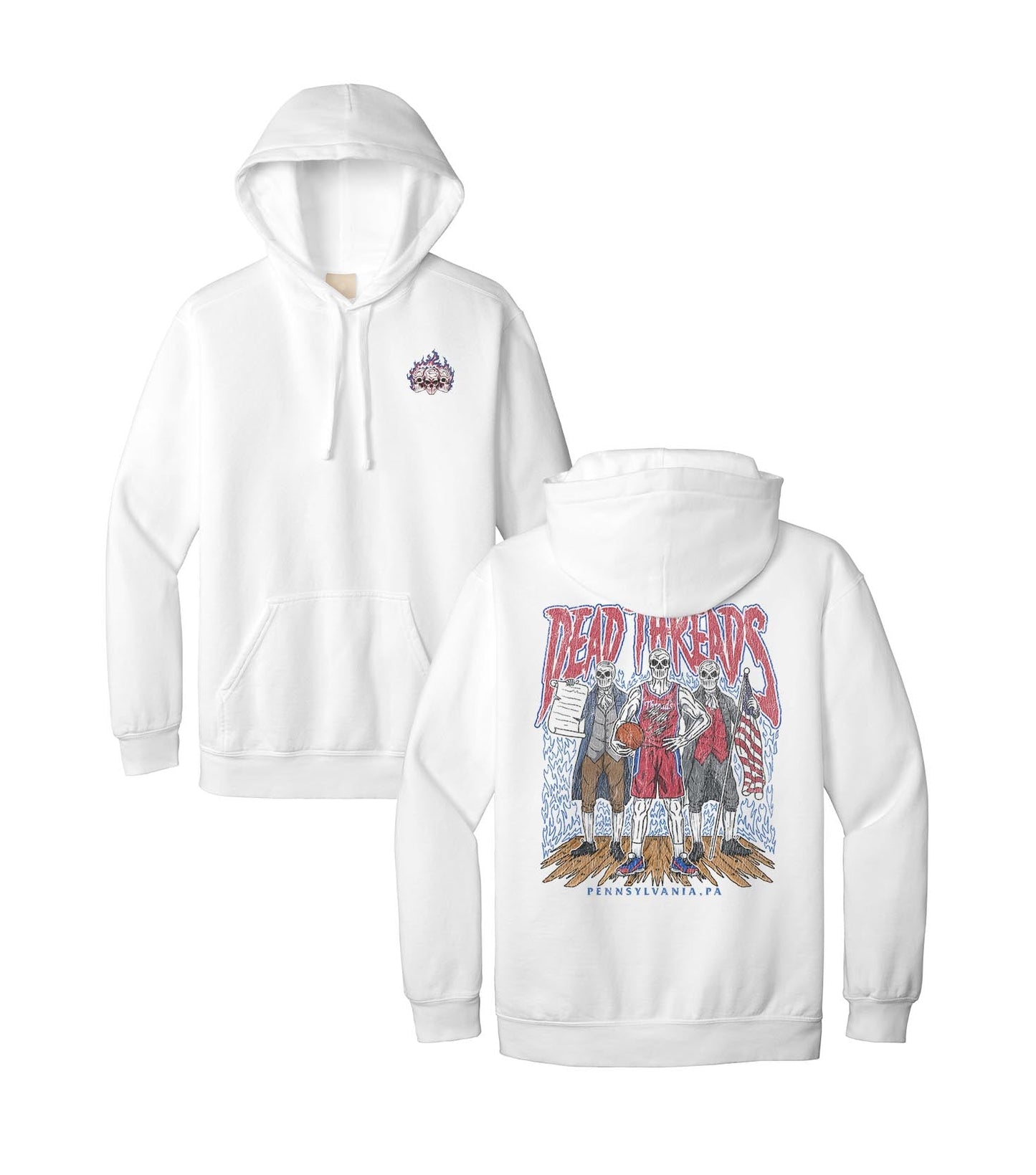 PHILADELPHIA BASKETBALL - HOODIE – Hoodie – Dead Threads Apparel
