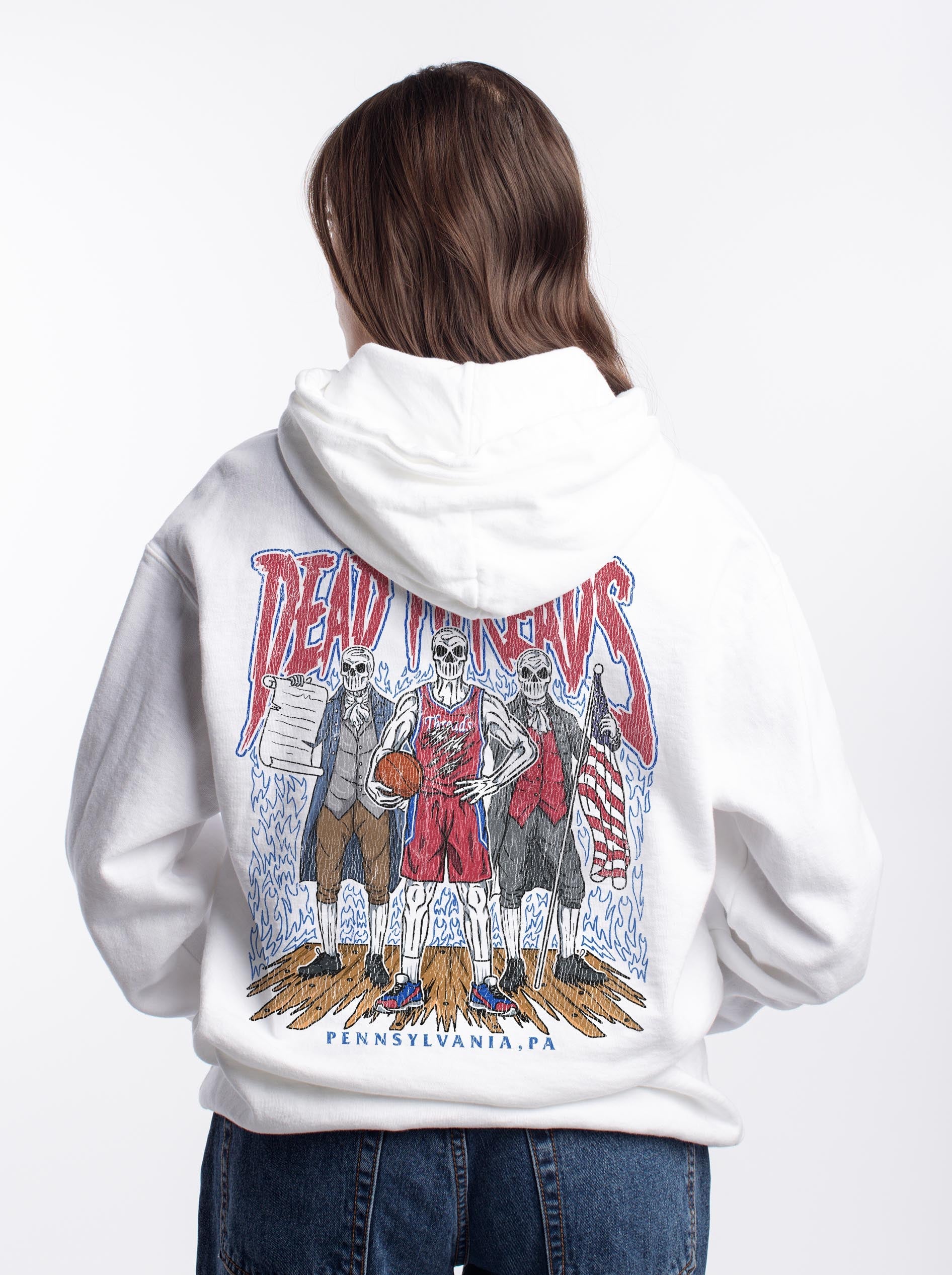 PHILADELPHIA BASKETBALL - HOODIE – Hoodie – Dead Threads Apparel