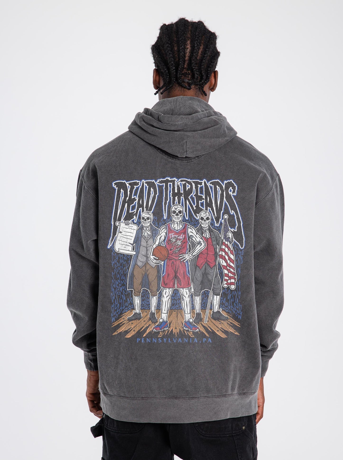 PHILADELPHIA BASKETBALL - HOODIE – Hoodie – Dead Threads Apparel