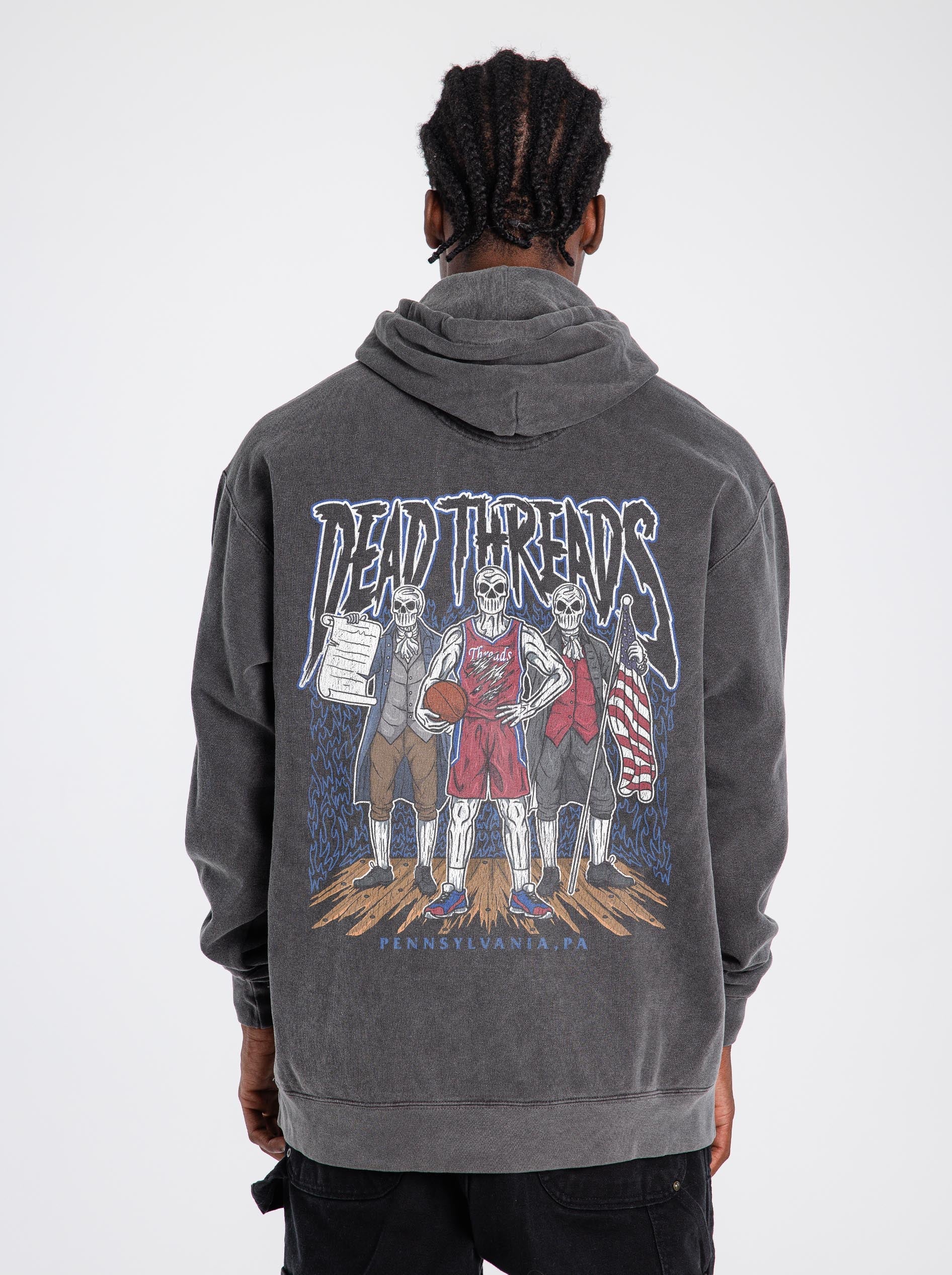 PHILADELPHIA BASKETBALL - HOODIE – Hoodie – Dead Threads Apparel