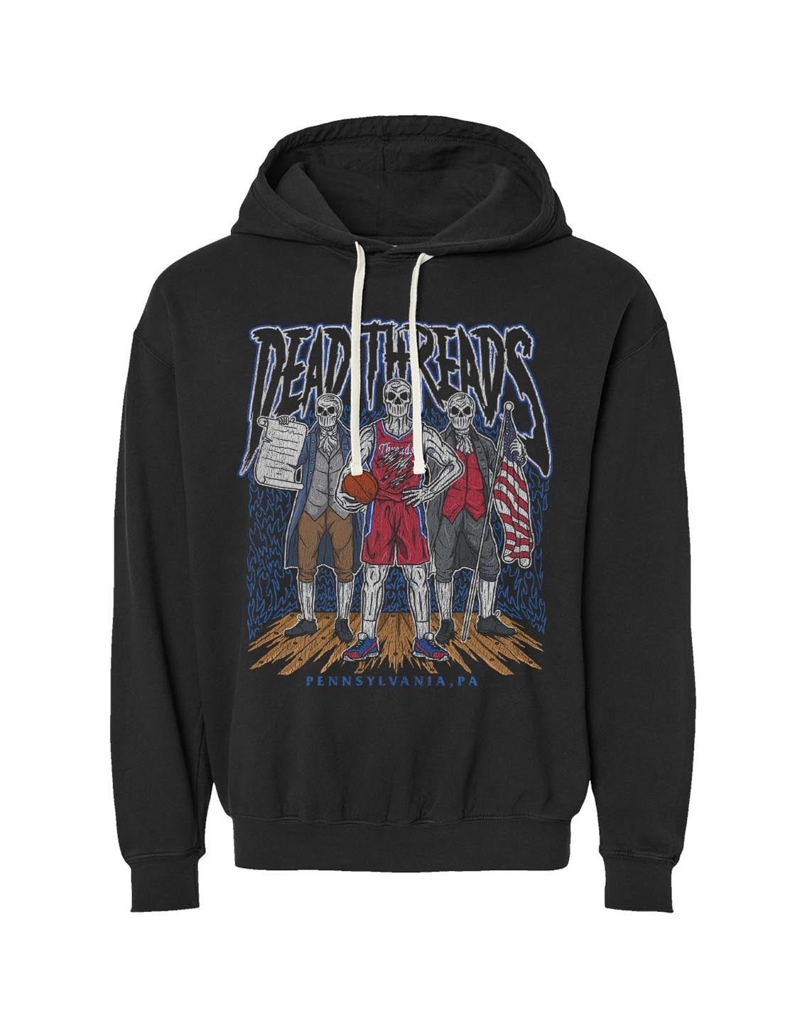 PHILADELPHIA BASKETBALL - LIGHTWEIGHT HOODIE – Lightweight – Dead Threads Apparel