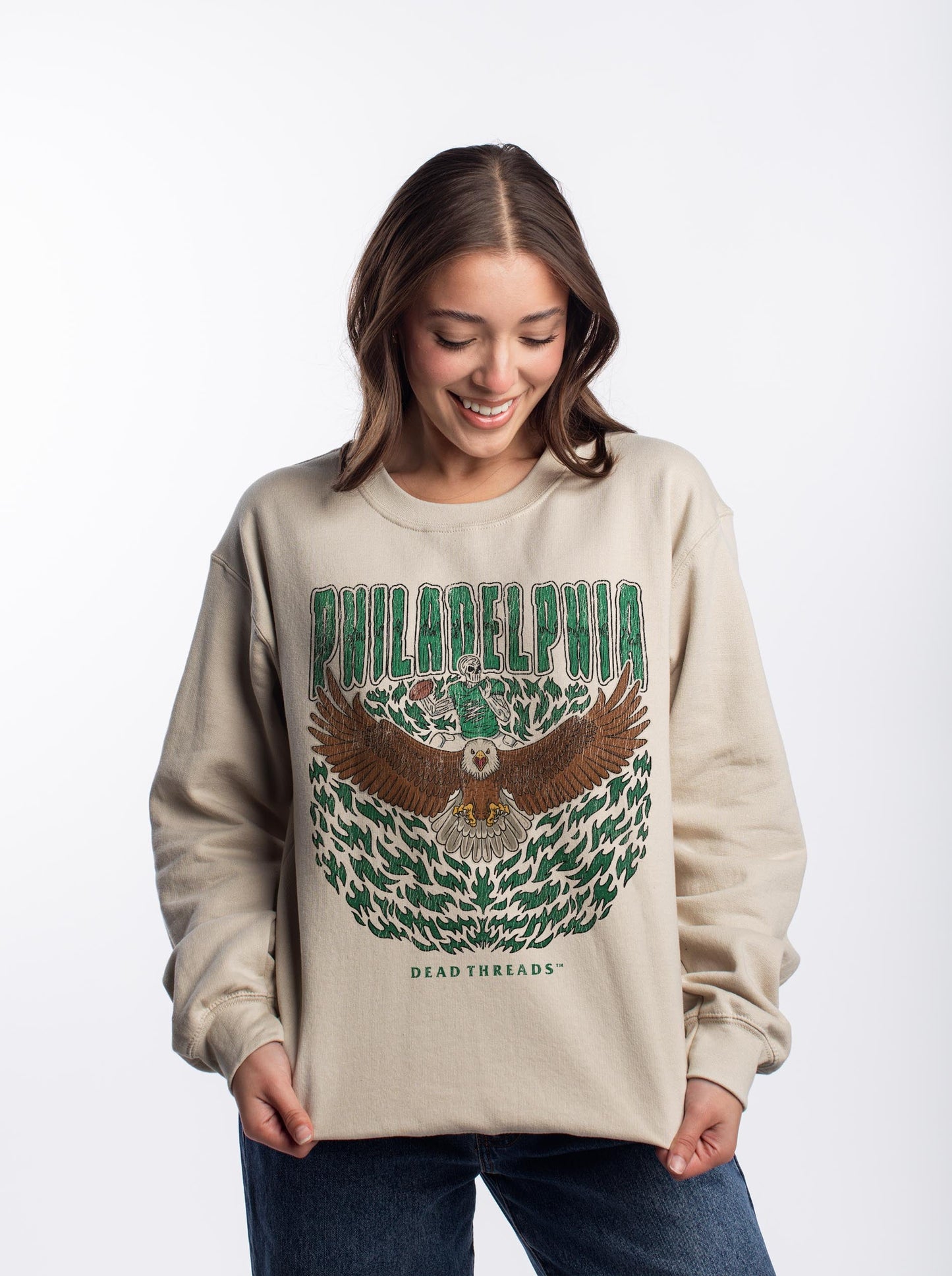 PHILADELPHIA FOOTBALL v1 CREWNECK SWEATSHIRT – Sweatshirt – Dead Threads Apparel