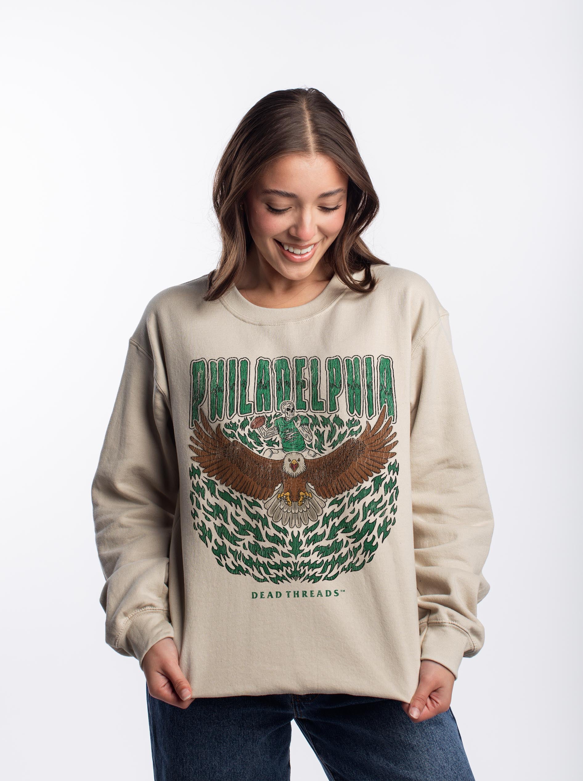 PHILADELPHIA FOOTBALL v1 CREWNECK SWEATSHIRT – Sweatshirt – Dead Threads Apparel