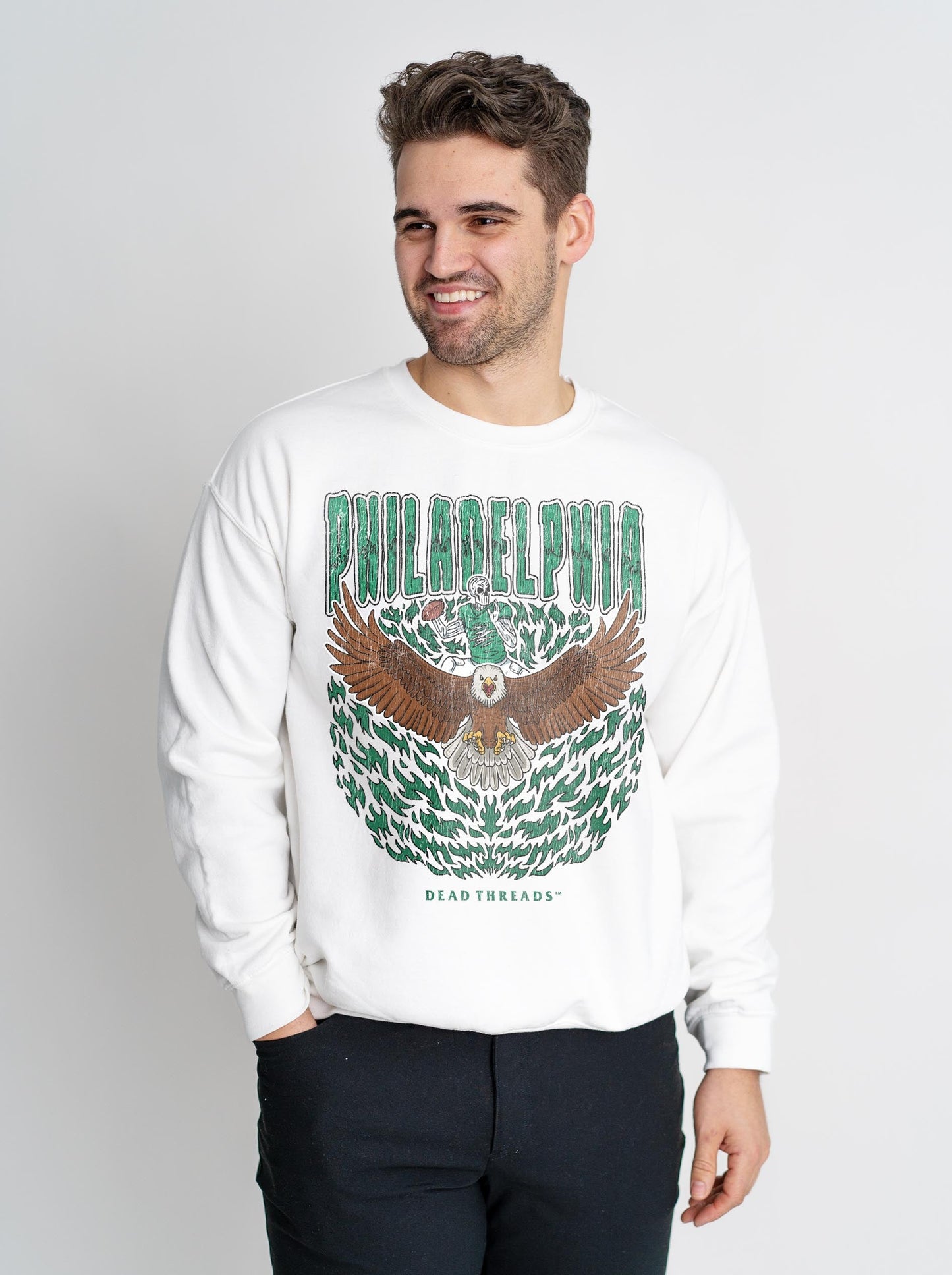 PHILADELPHIA FOOTBALL v1 CREWNECK SWEATSHIRT – Sweatshirt – Dead Threads Apparel
