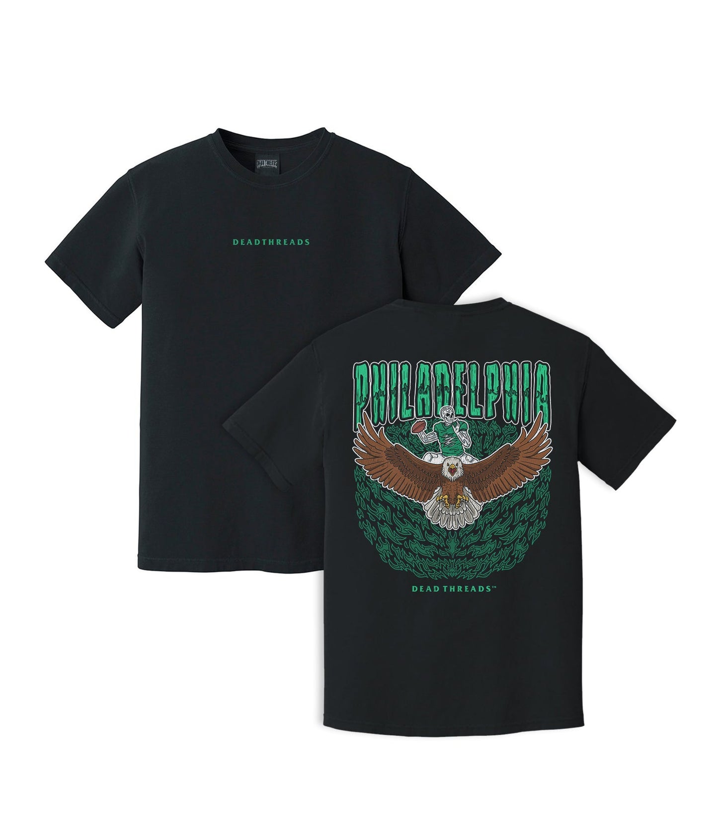 PHILADELPHIA FOOTBALL v1 - “DT ESSENTIAL" PREMIUM T - SHIRT – T-Shirt – Dead Threads Apparel