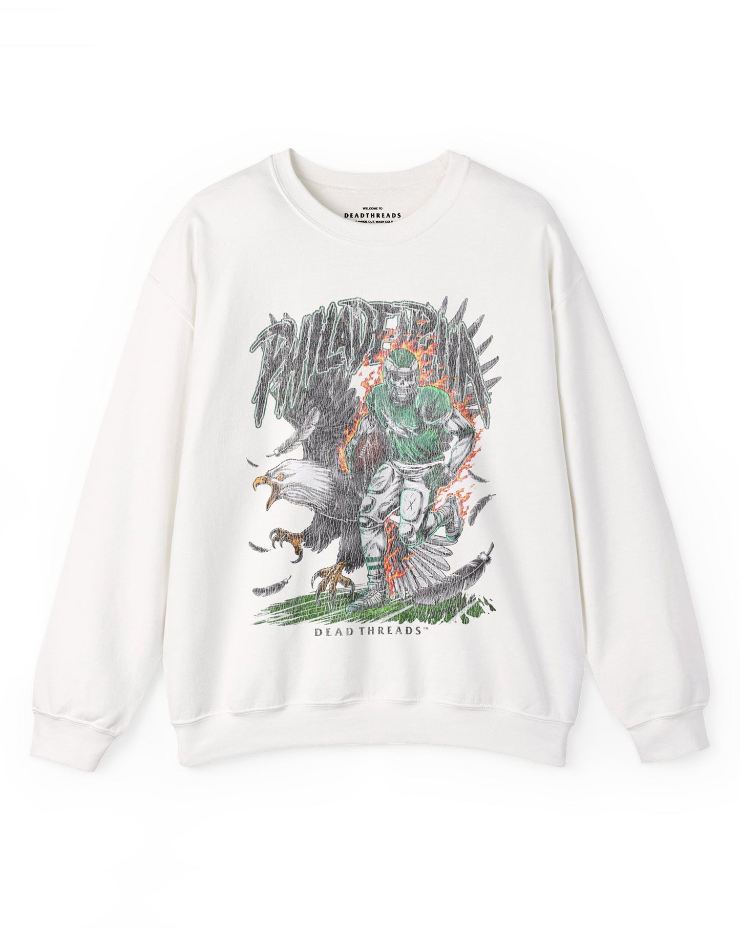 PHILADELPHIA FOOTBALL v2 CREWNECK SWEATSHIRT – Sweatshirt – Dead Threads Apparel