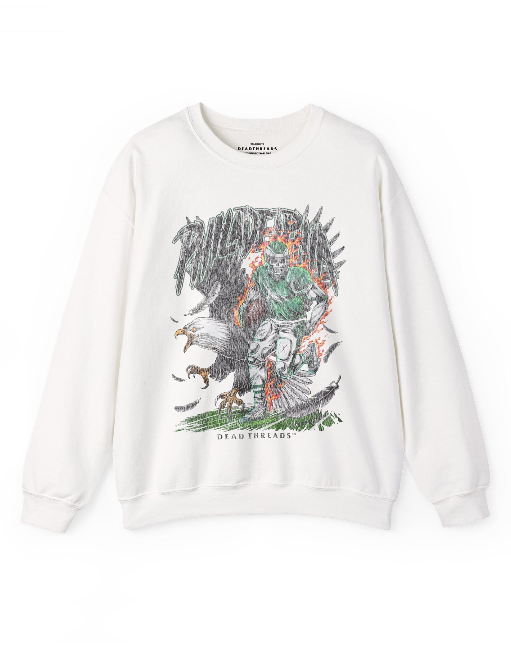 PHILADELPHIA FOOTBALL v2 CREWNECK SWEATSHIRT – Sweatshirt – Dead Threads Apparel