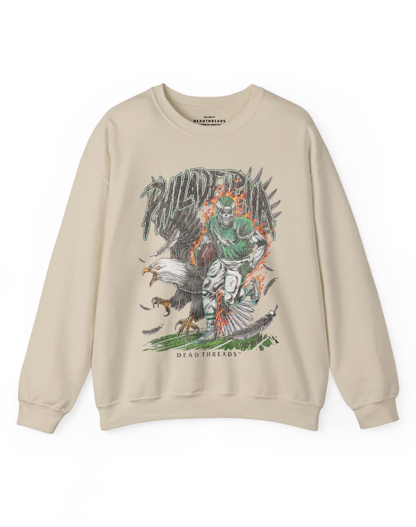 PHILADELPHIA FOOTBALL v2 CREWNECK SWEATSHIRT – Sweatshirt – Dead Threads Apparel
