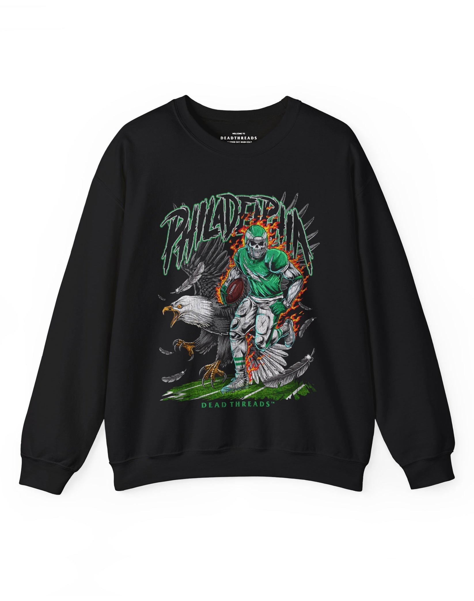 PHILADELPHIA FOOTBALL v2 CREWNECK SWEATSHIRT – Sweatshirt – Dead Threads Apparel