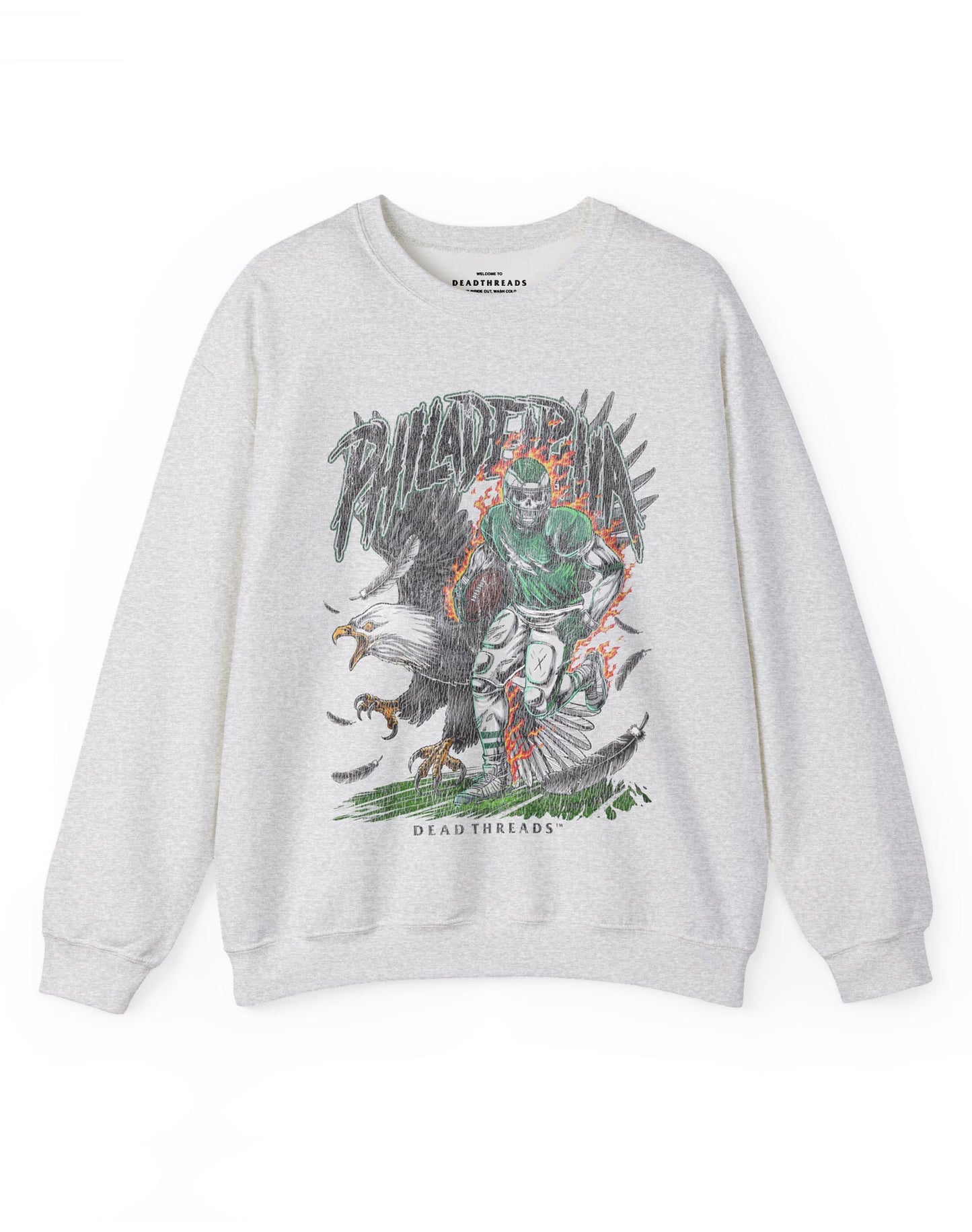 PHILADELPHIA FOOTBALL v2 CREWNECK SWEATSHIRT – Sweatshirt – Dead Threads Apparel