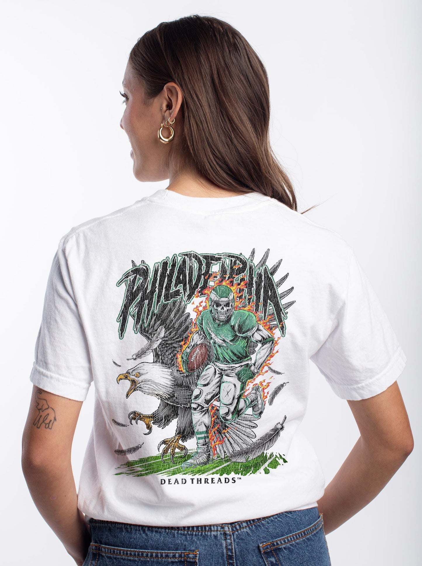 PHILADELPHIA FOOTBALL v2 - “DT ESSENTIAL" PREMIUM T - SHIRT – T-Shirt – Dead Threads Apparel