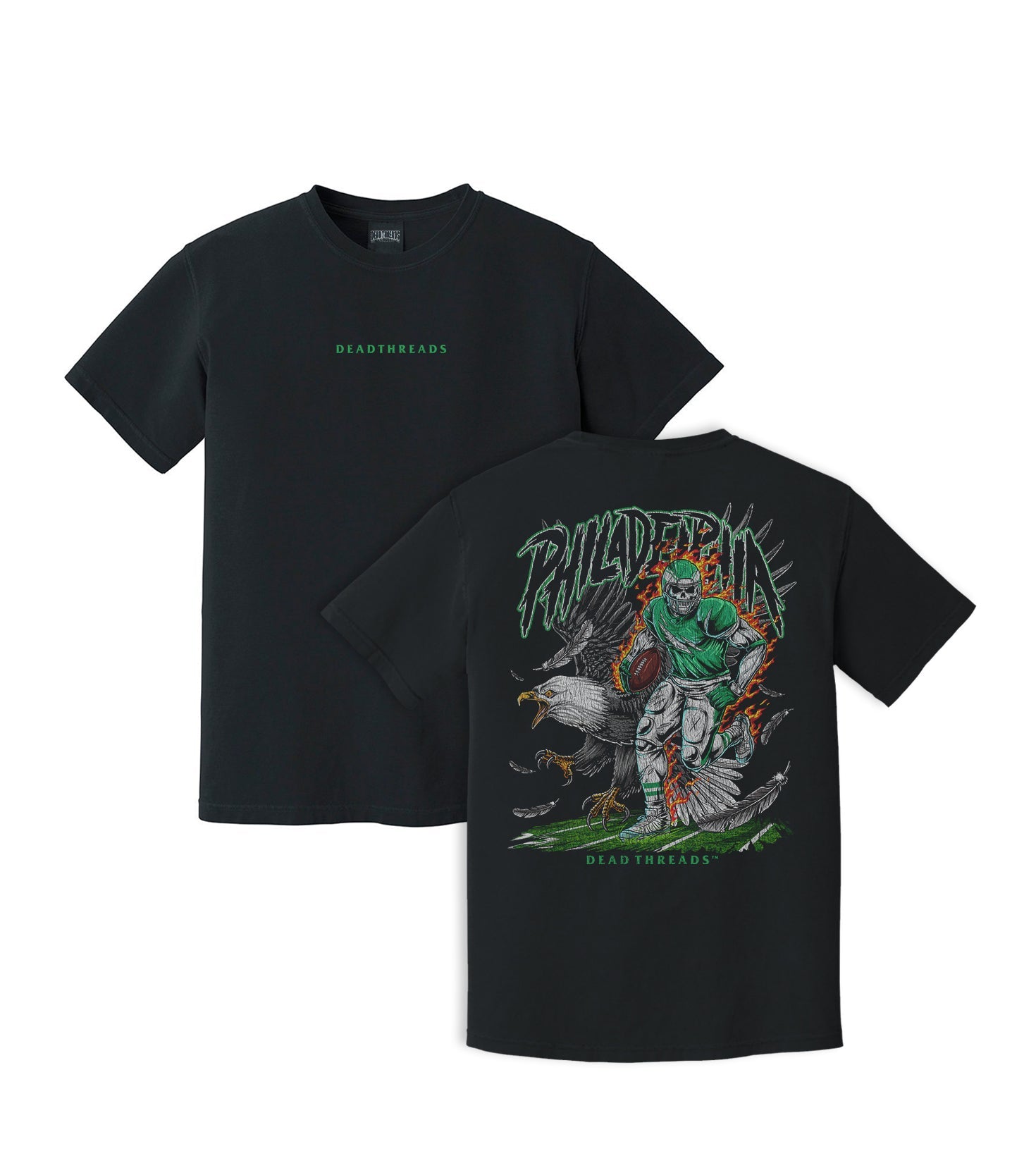 PHILADELPHIA FOOTBALL v2 - “DT ESSENTIAL" PREMIUM T - SHIRT – T-Shirt – Dead Threads Apparel