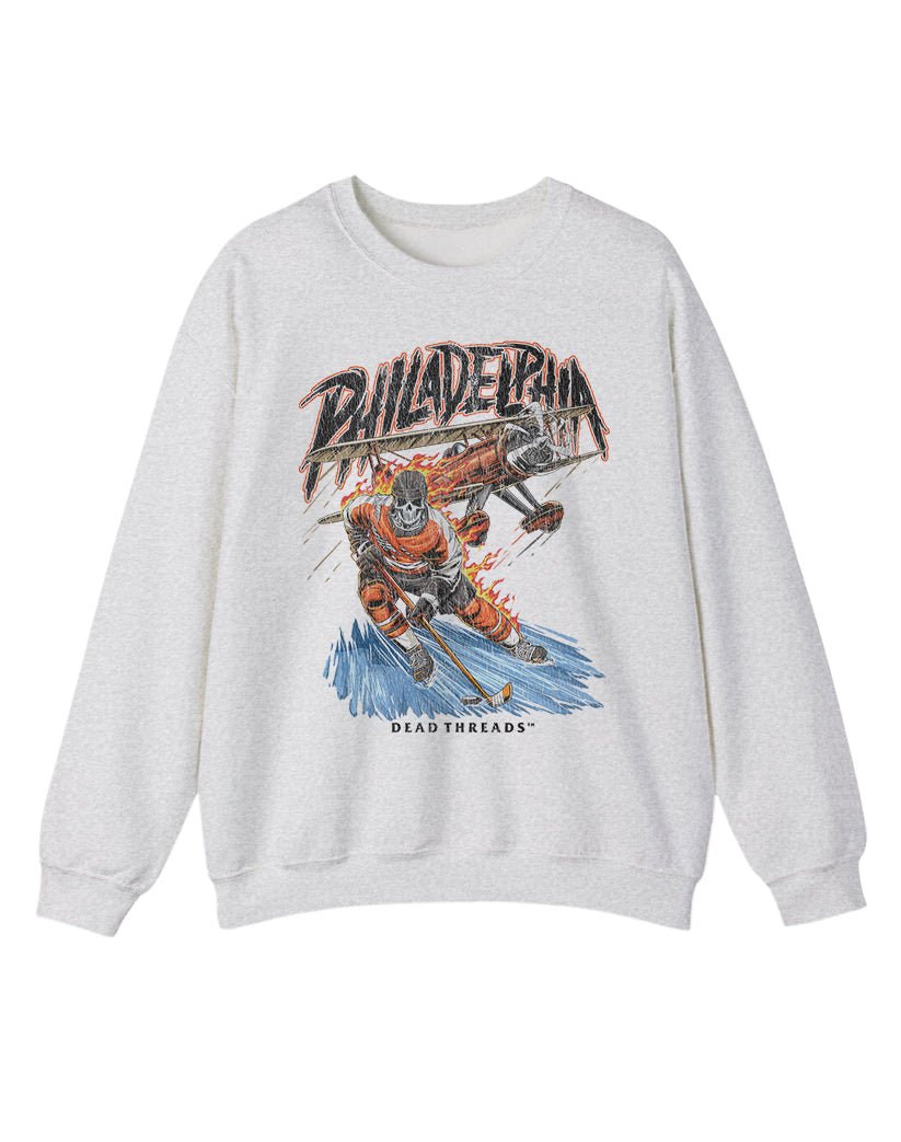 PHILADELPHIA HOCKEY CREWNECK SWEATSHIRT – Sweatshirt – Dead Threads Apparel
