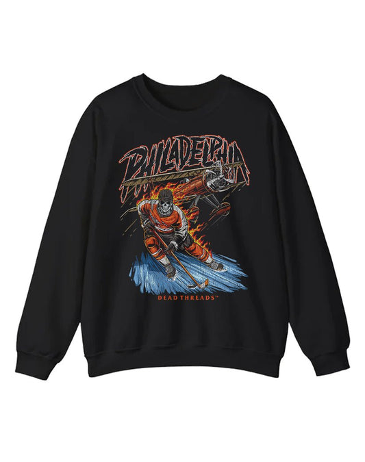 PHILADELPHIA HOCKEY CREWNECK SWEATSHIRT – Sweatshirt – Dead Threads Apparel