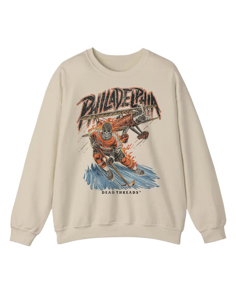PHILADELPHIA HOCKEY CREWNECK SWEATSHIRT – Sweatshirt – Dead Threads Apparel