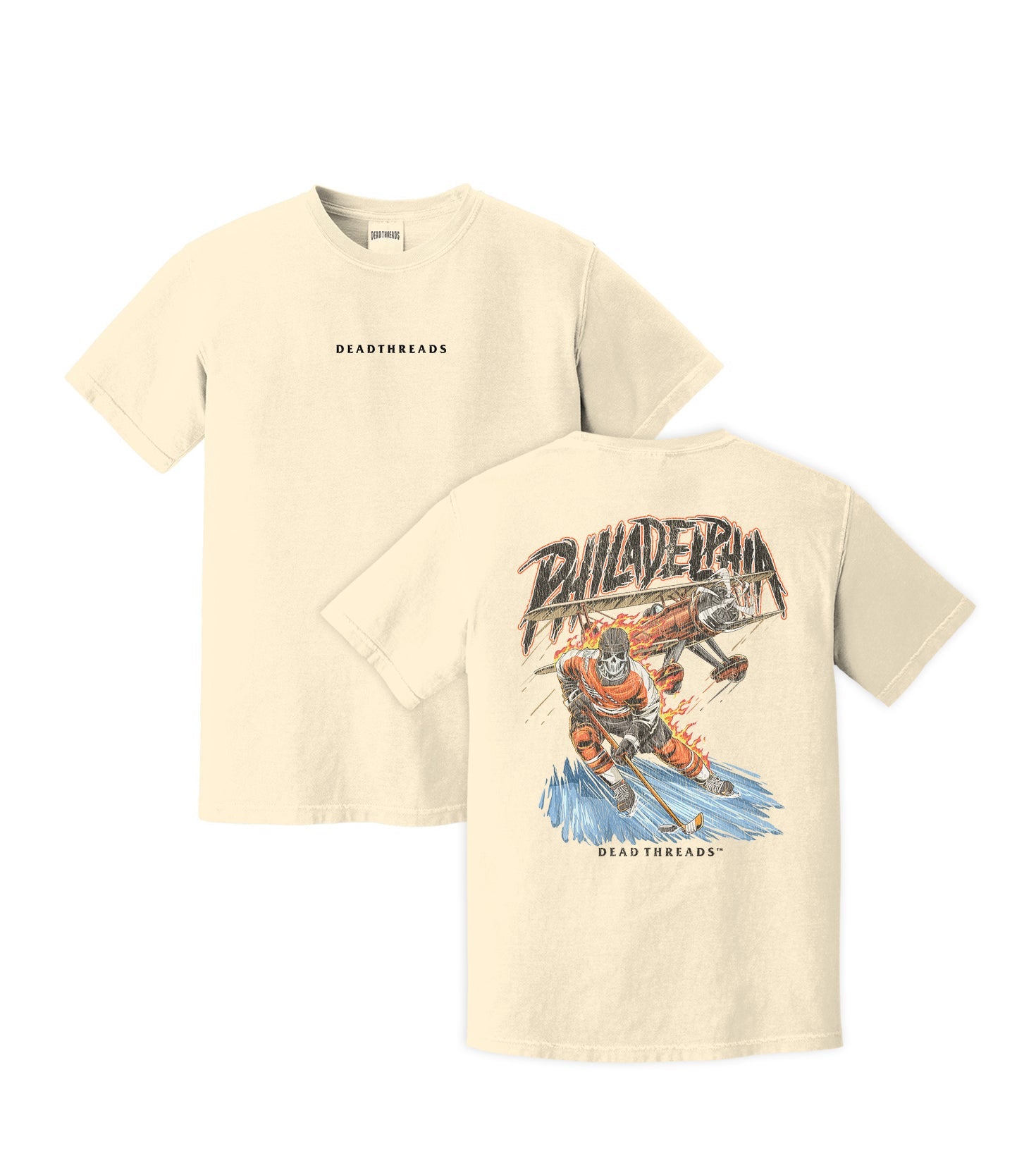 PHILADELPHIA HOCKEY - “DT ESSENTIAL" PREMIUM T - SHIRT – T-Shirt – Dead Threads Apparel