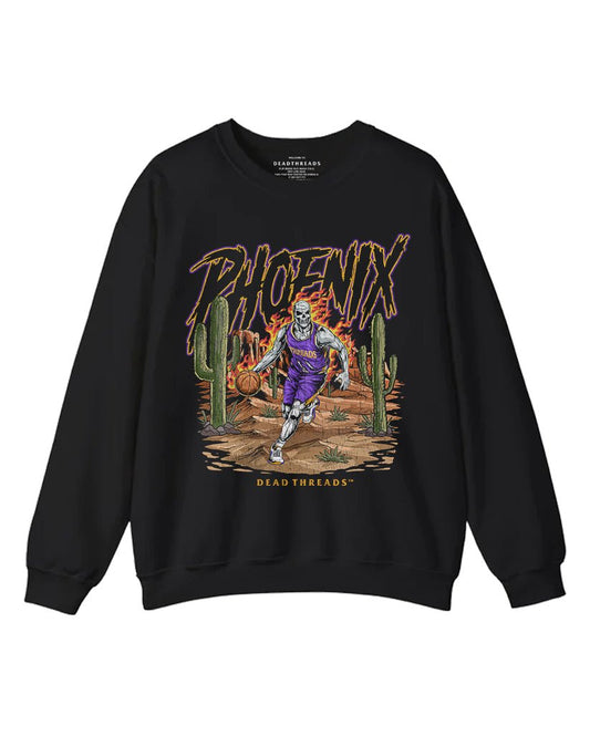 PHOENIX BASKETBALL CREWNECK SWEATSHIRT – Sweatshirt – Dead Threads Apparel
