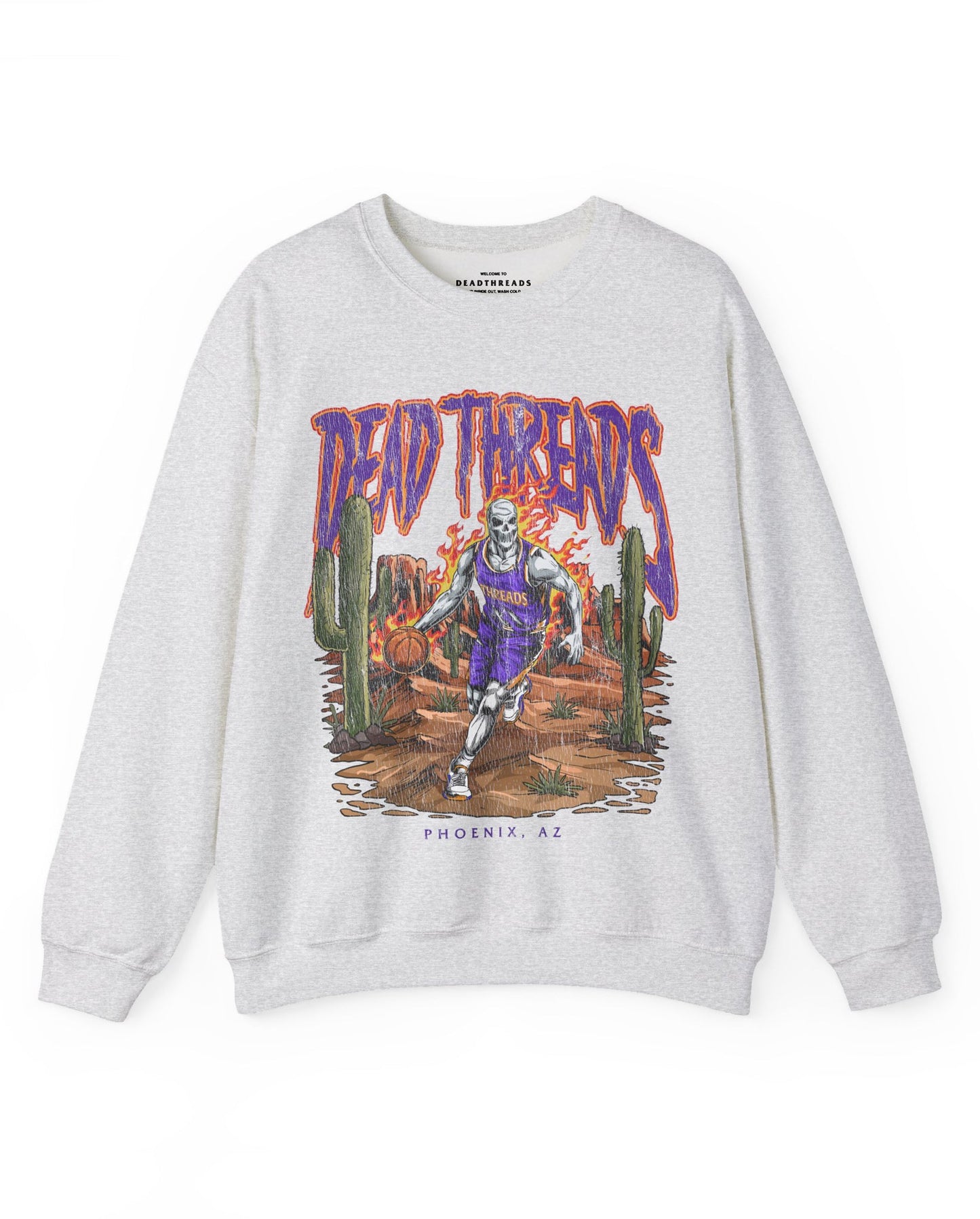 PHOENIX BASKETBALL - CREWNECK SWEATSHIRT – Sweatshirt – Dead Threads Apparel