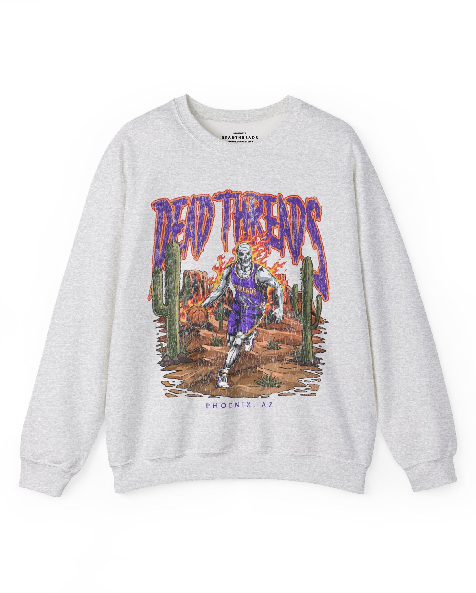PHOENIX BASKETBALL - CREWNECK SWEATSHIRT – Sweatshirt – Dead Threads Apparel