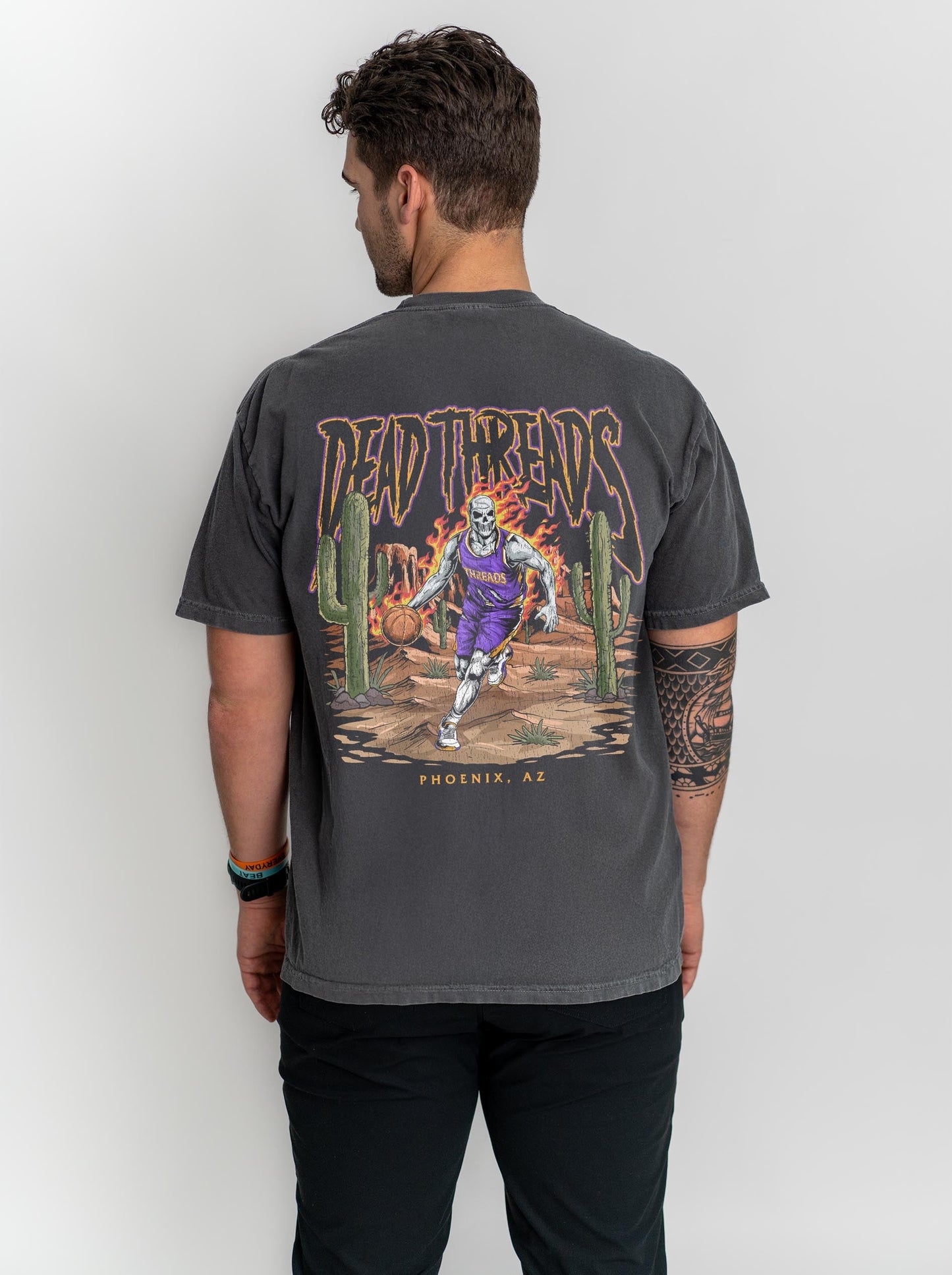PHOENIX BASKETBALL - “DT ESSENTIAL" PREMIUM T - SHIRT – T-Shirt – Dead Threads Apparel