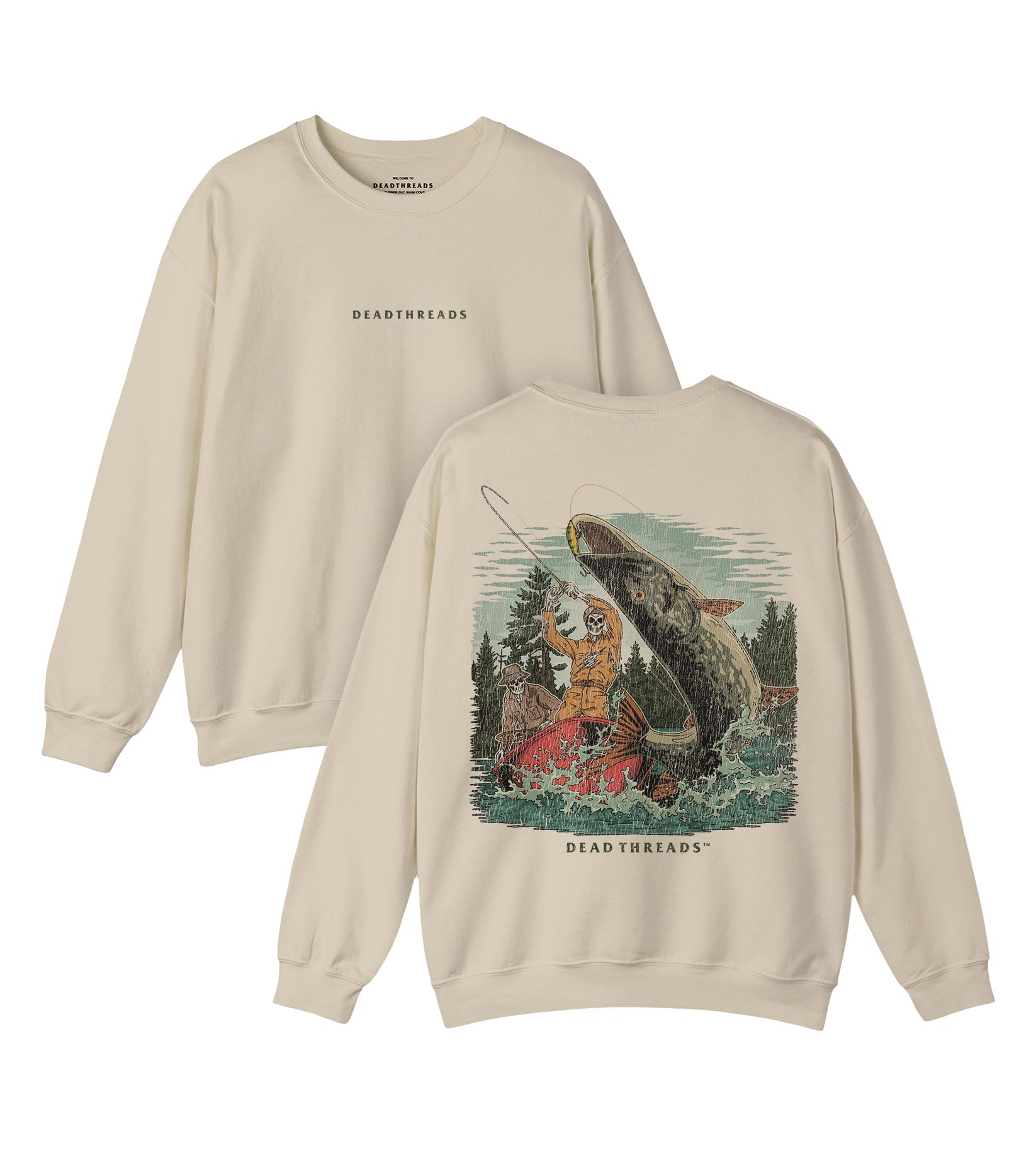 PIKE STRIKE - “DT ESSENTIAL" CREWNECK SWEATSHIRT – Sweatshirt – Dead Threads Apparel