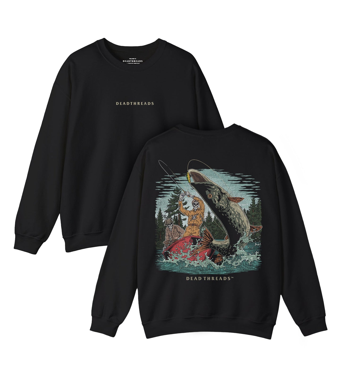 PIKE STRIKE - “DT ESSENTIAL" CREWNECK SWEATSHIRT – Sweatshirt – Dead Threads Apparel
