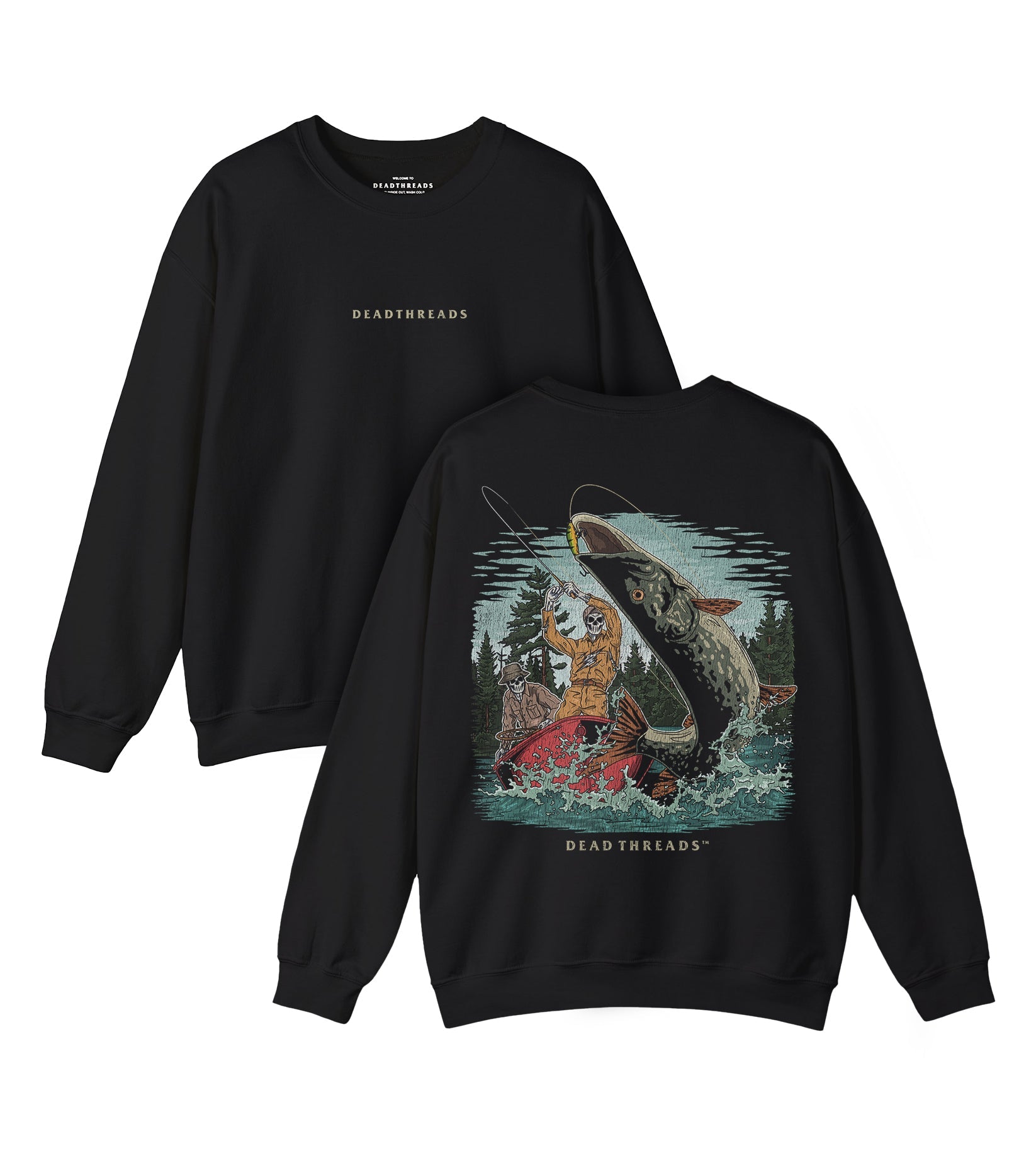 PIKE STRIKE - “DT ESSENTIAL" CREWNECK SWEATSHIRT – Sweatshirt – Dead Threads Apparel