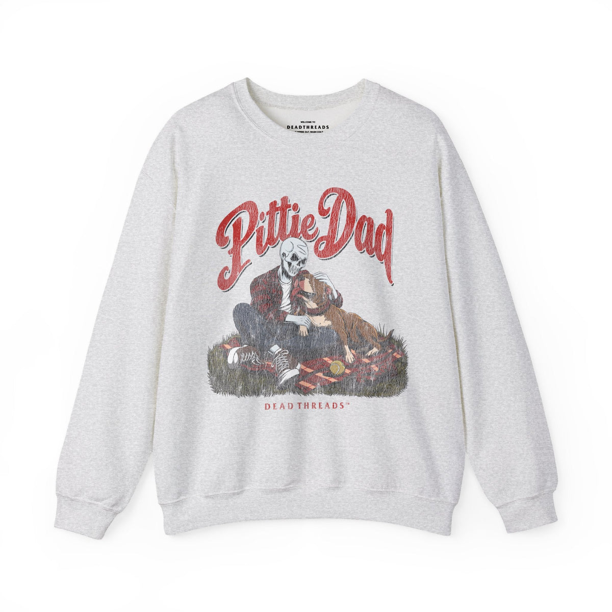 PITTIE DAD - CREWNECK SWEATSHIRT – Sweatshirt – Dead Threads Apparel