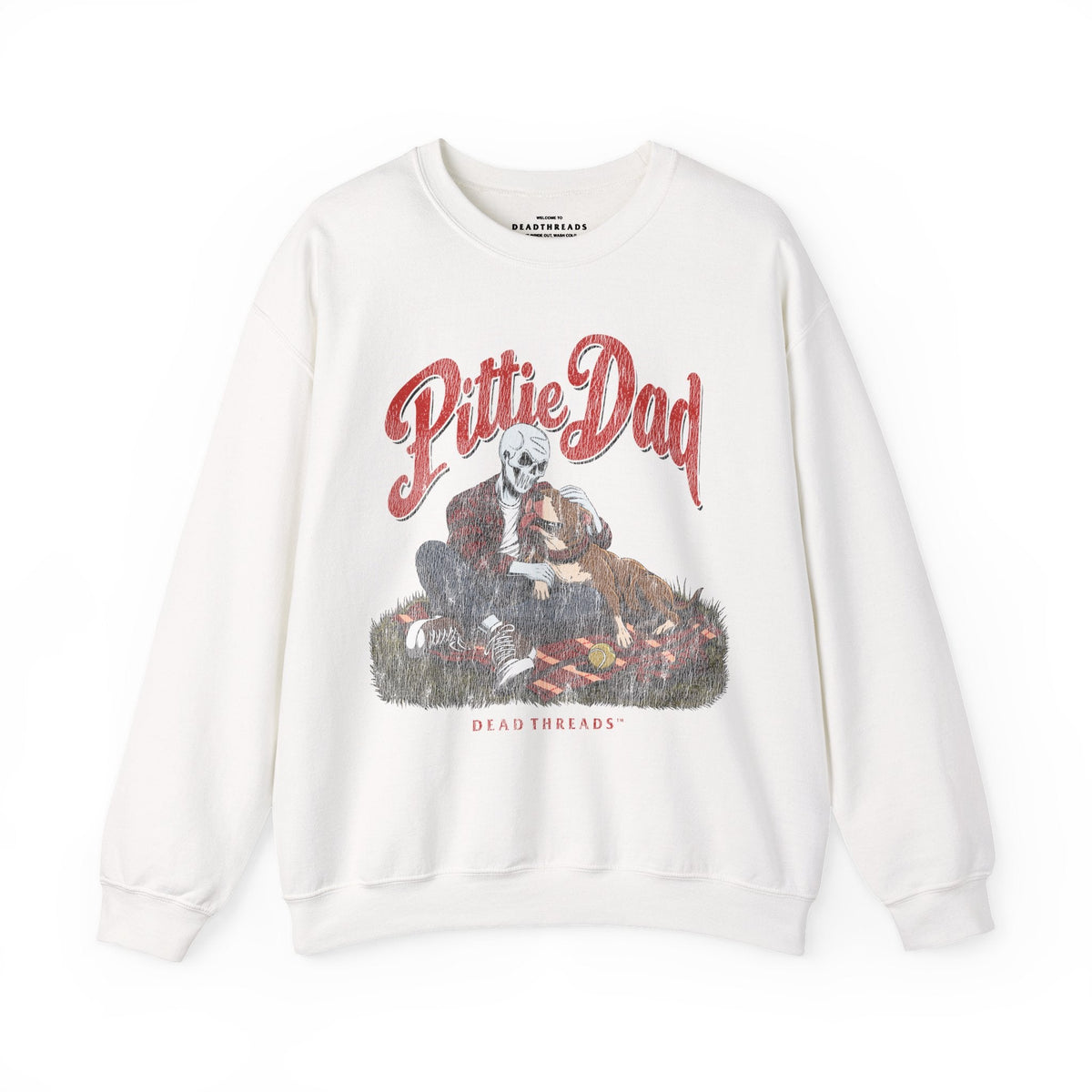 PITTIE DAD - CREWNECK SWEATSHIRT – Sweatshirt – Dead Threads Apparel