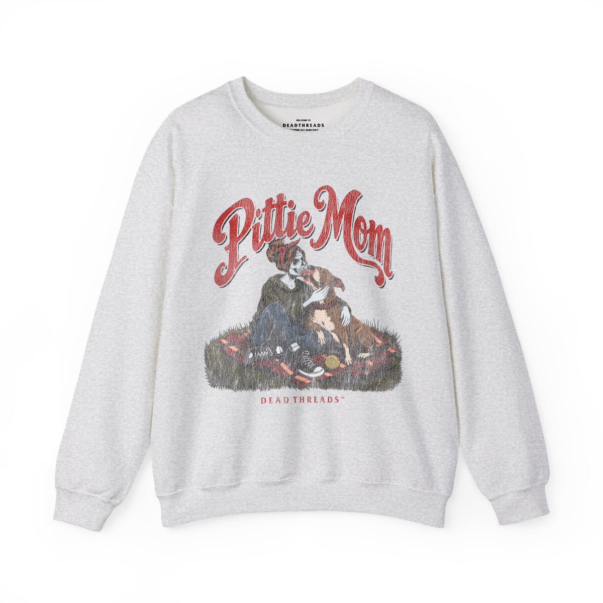 PITTIE MOM - CREWNECK SWEATSHIRT – Sweatshirt – Dead Threads Apparel
