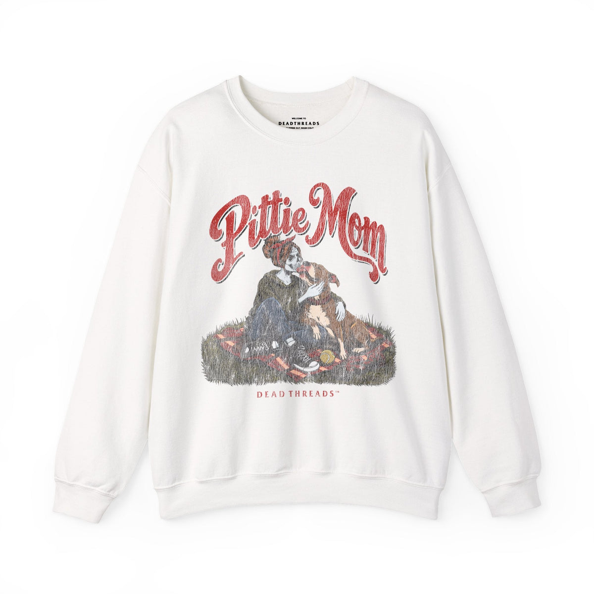 PITTIE MOM - CREWNECK SWEATSHIRT – Sweatshirt – Dead Threads Apparel