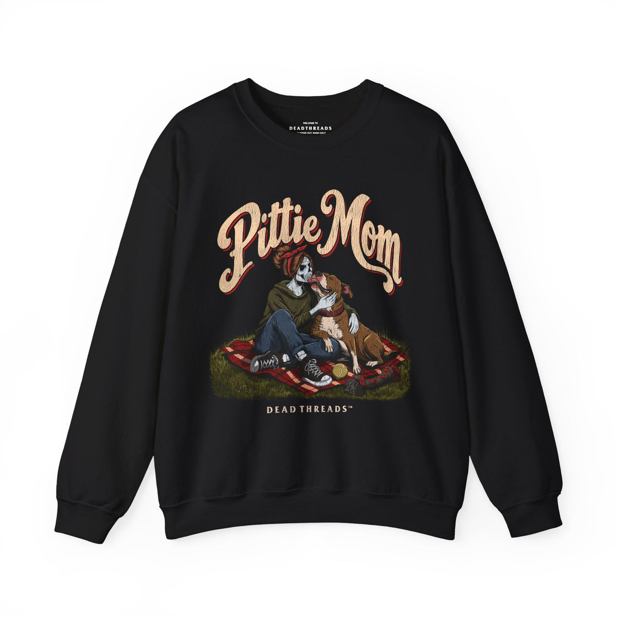 PITTIE MOM - CREWNECK SWEATSHIRT – Sweatshirt – Dead Threads Apparel