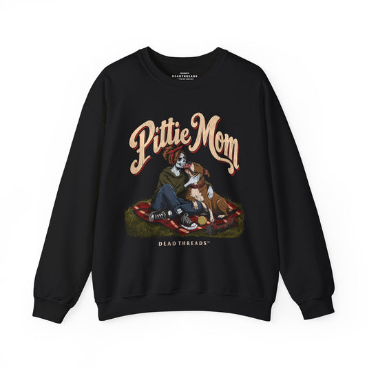 PITTIE MOM - CREWNECK SWEATSHIRT – Sweatshirt – Dead Threads Apparel
