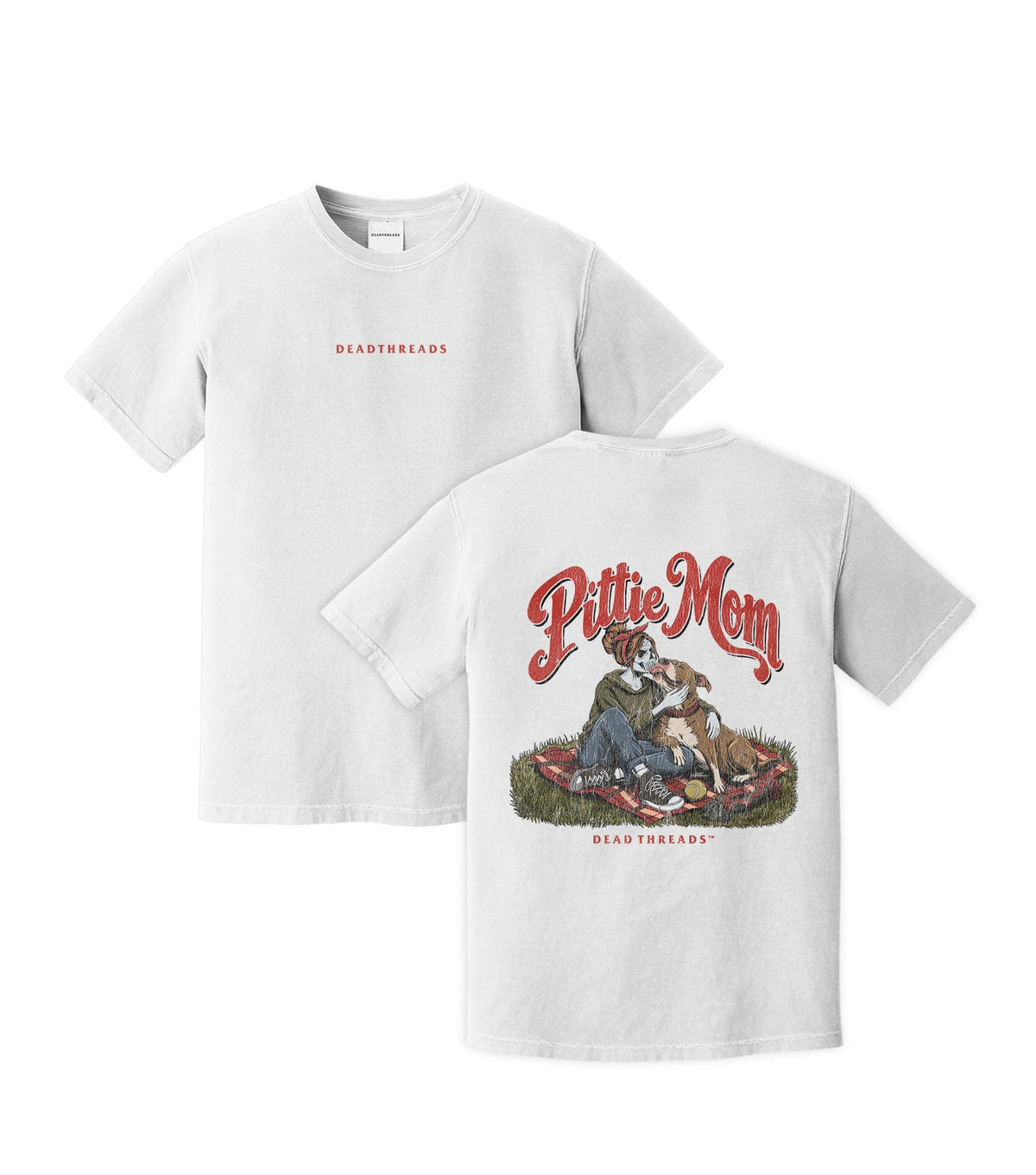 PITTIE MOM - “DT ESSENTIAL" PREMIUM T-SHIRT – T-Shirt – Dead Threads Apparel