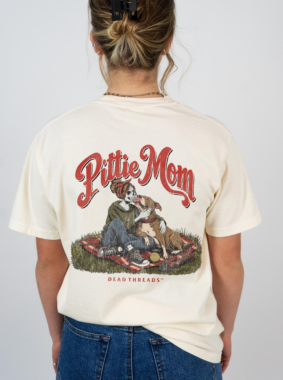PITTIE MOM - “DT ESSENTIAL" PREMIUM T-SHIRT – T-Shirt – Dead Threads Apparel