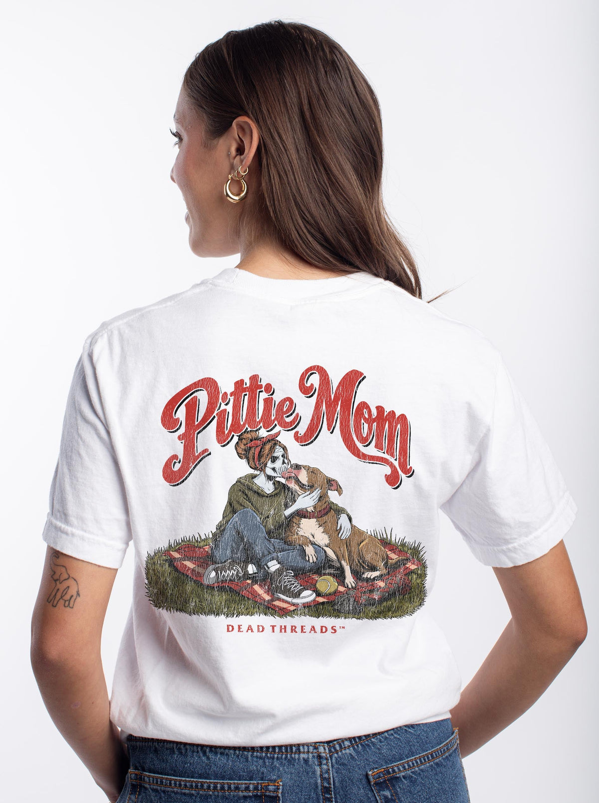 PITTIE MOM - “DT ESSENTIAL" PREMIUM T-SHIRT – T-Shirt – Dead Threads Apparel