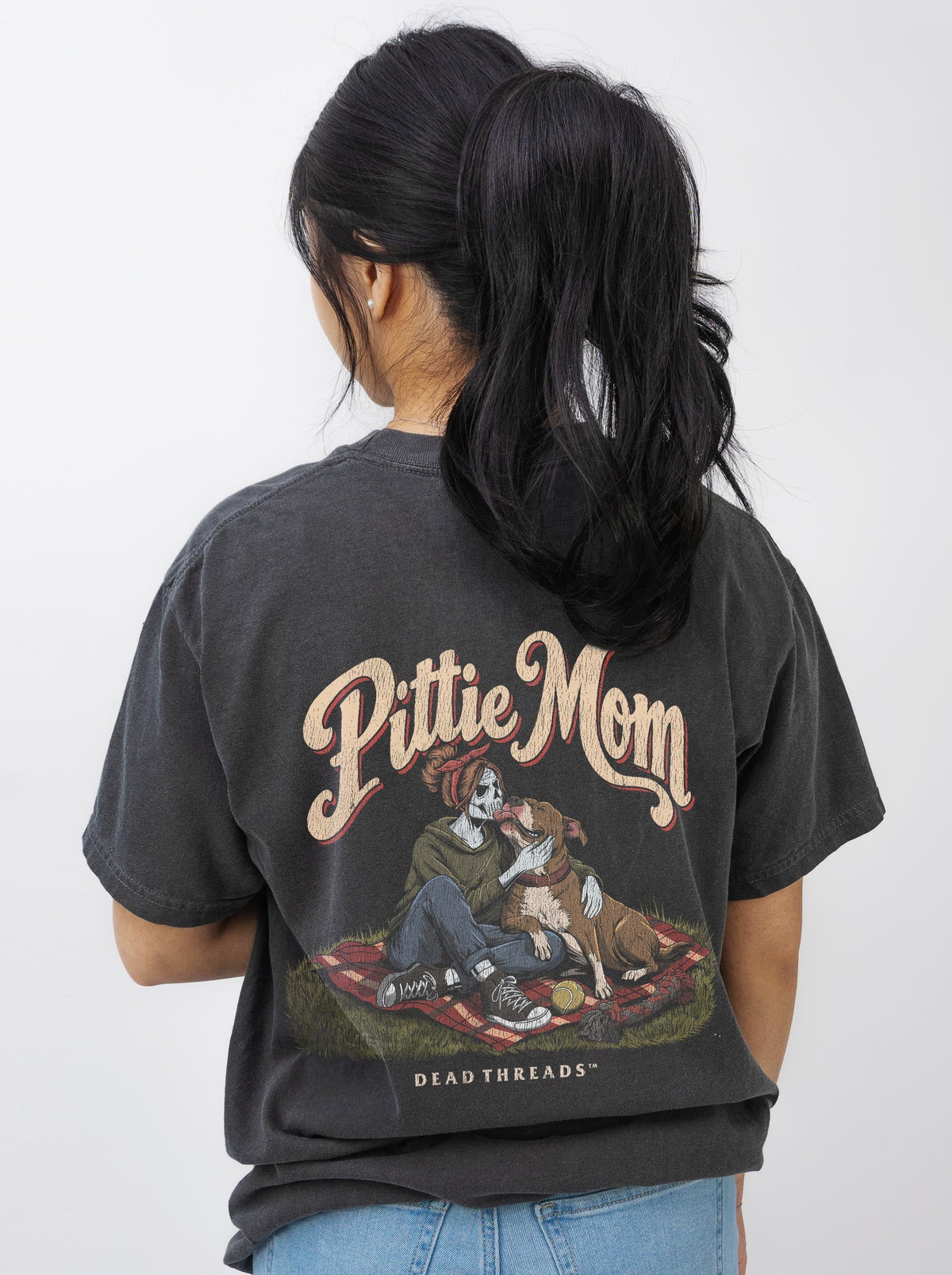 PITTIE MOM - “DT ESSENTIAL" PREMIUM T-SHIRT – T-Shirt – Dead Threads Apparel