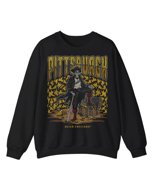 PITTSBURGH BASEBALL CREWNECK SWEATSHIRT – Sweatshirt – Dead Threads Apparel
