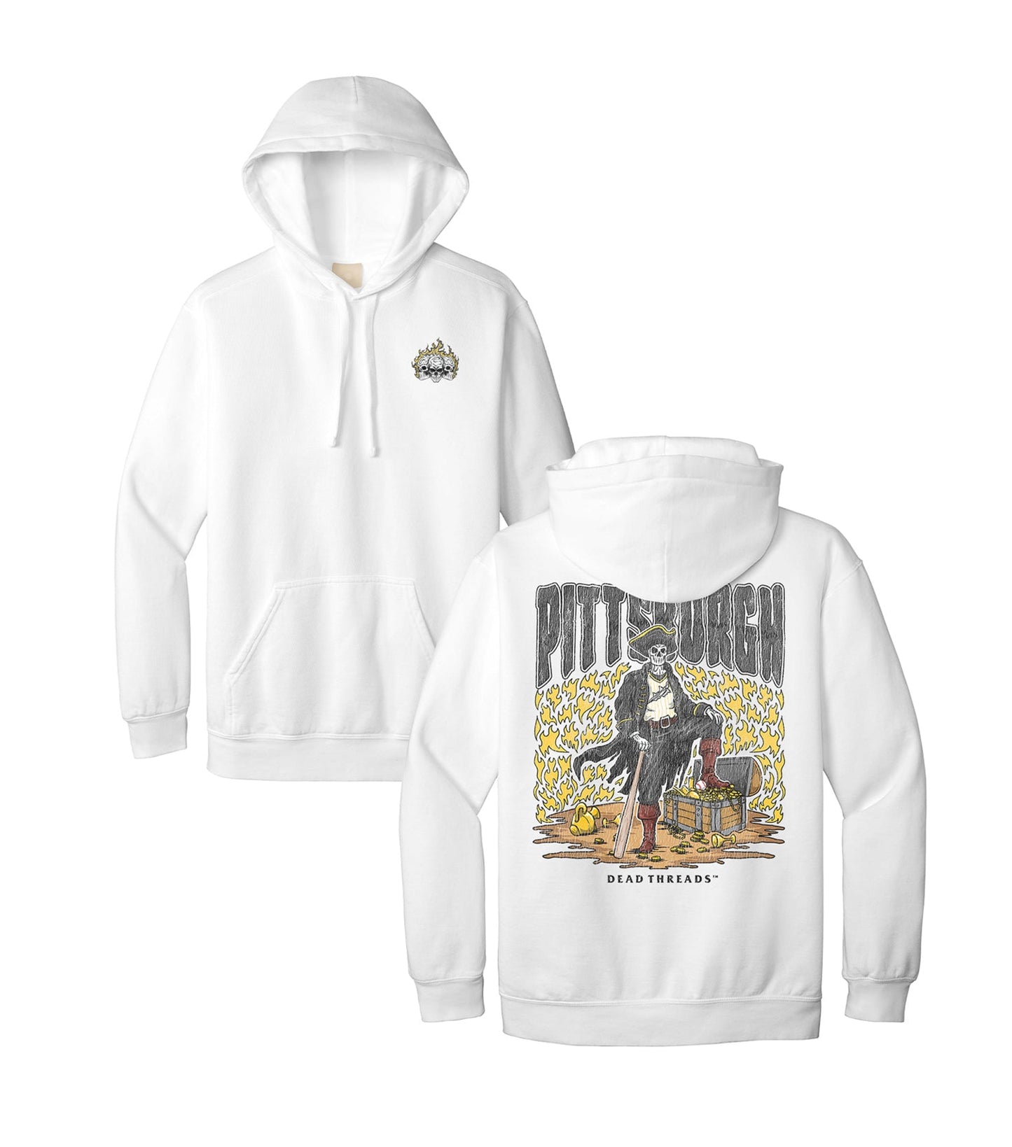 PITTSBURGH BASEBALL - HOODIE – Hoodie – Dead Threads Apparel