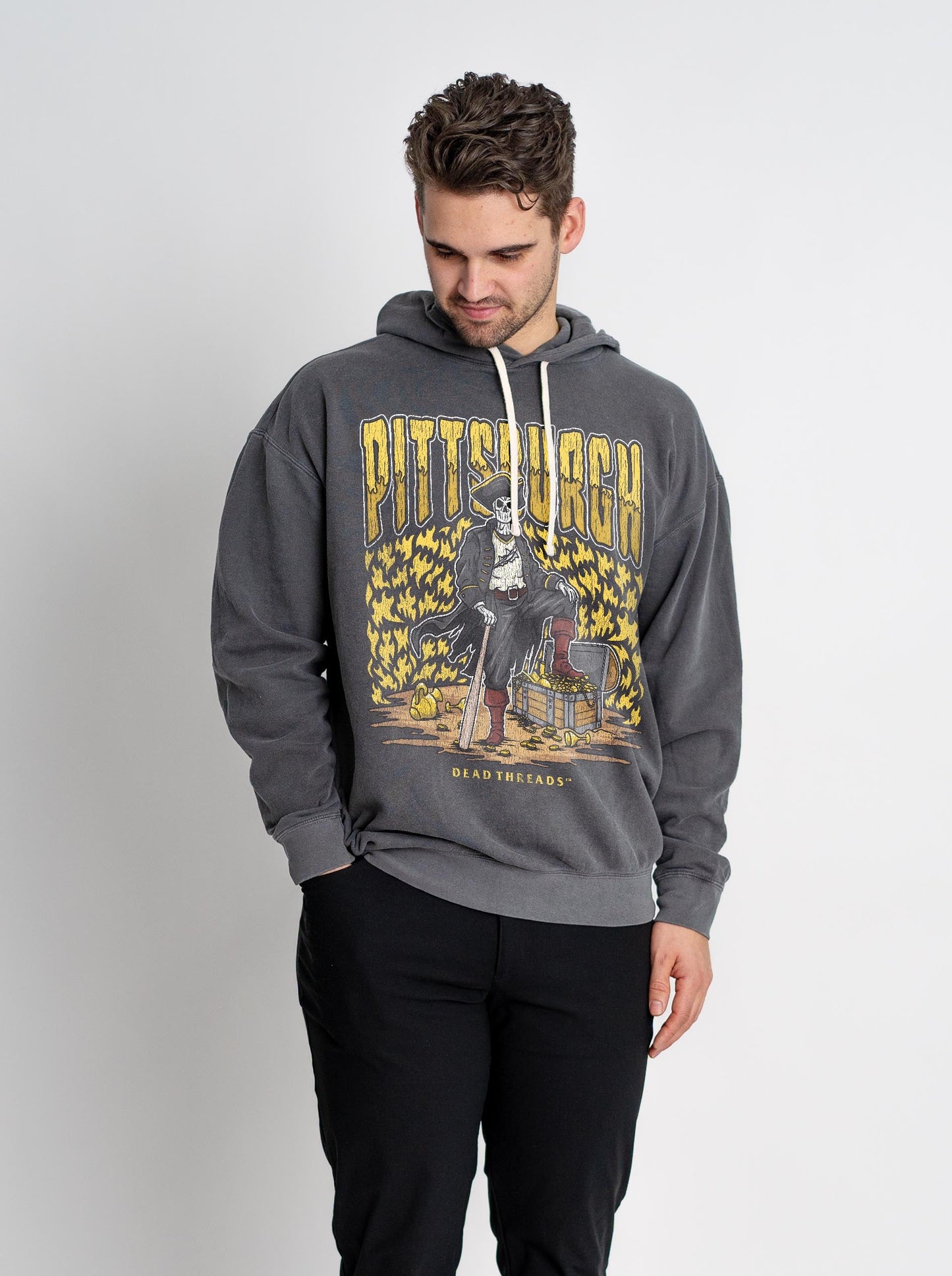 PITTSBURGH BASEBALL - LIGHTWEIGHT HOODIE – Lightweight – Dead Threads Apparel