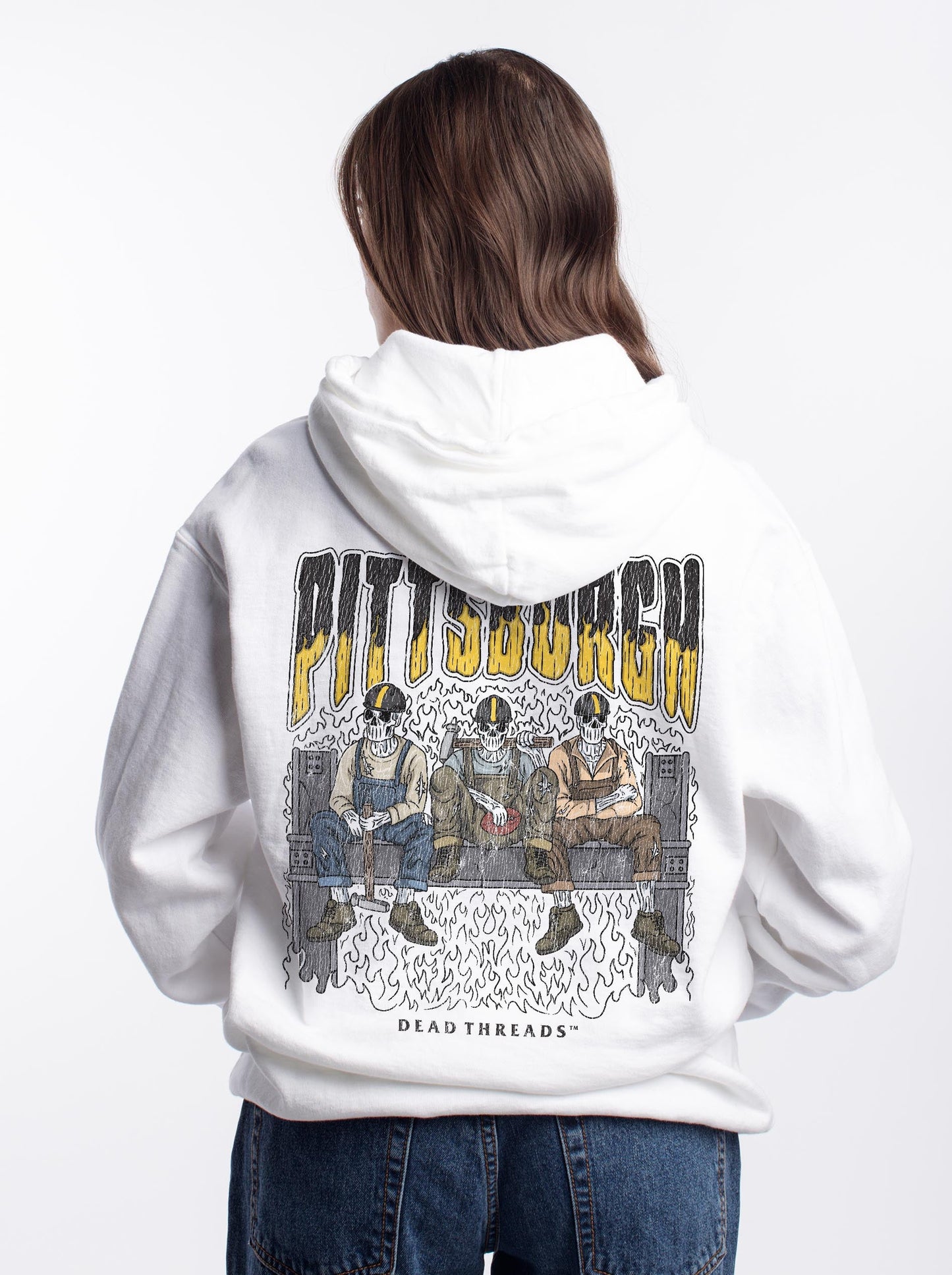 PITTSBURGH FOOTBALL - “DT ESSENTIAL" HOODIE – Hoodie – Dead Threads Apparel