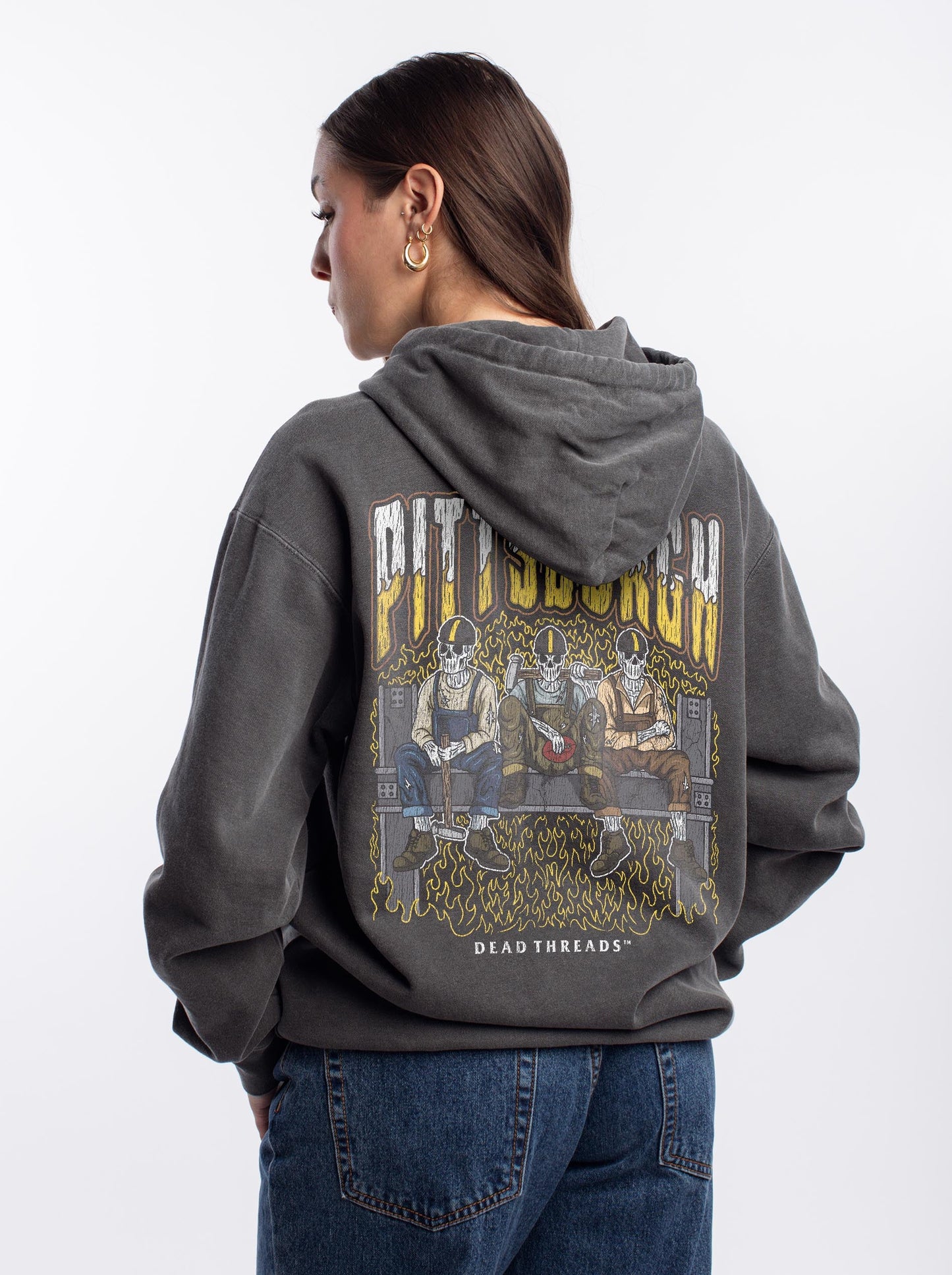 PITTSBURGH FOOTBALL - “DT ESSENTIAL" HOODIE – Hoodie – Dead Threads Apparel