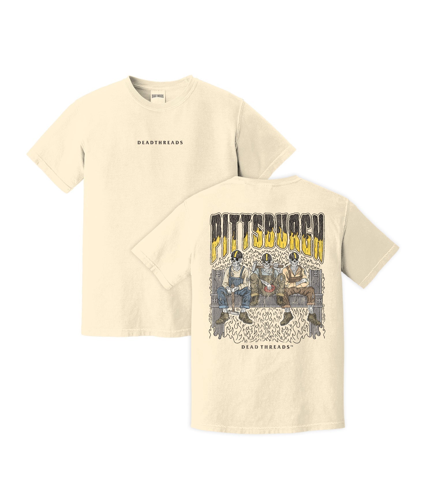 PITTSBURGH FOOTBALL - “DT ESSENTIAL" PREMIUM T - SHIRT – T-Shirt – Dead Threads Apparel