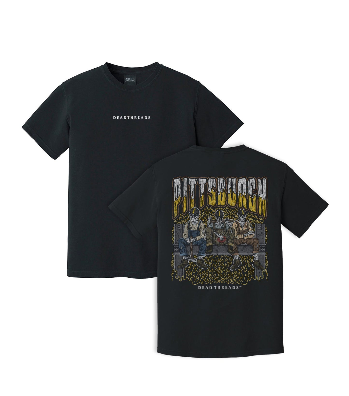 PITTSBURGH FOOTBALL - “DT ESSENTIAL" PREMIUM T - SHIRT – T-Shirt – Dead Threads Apparel