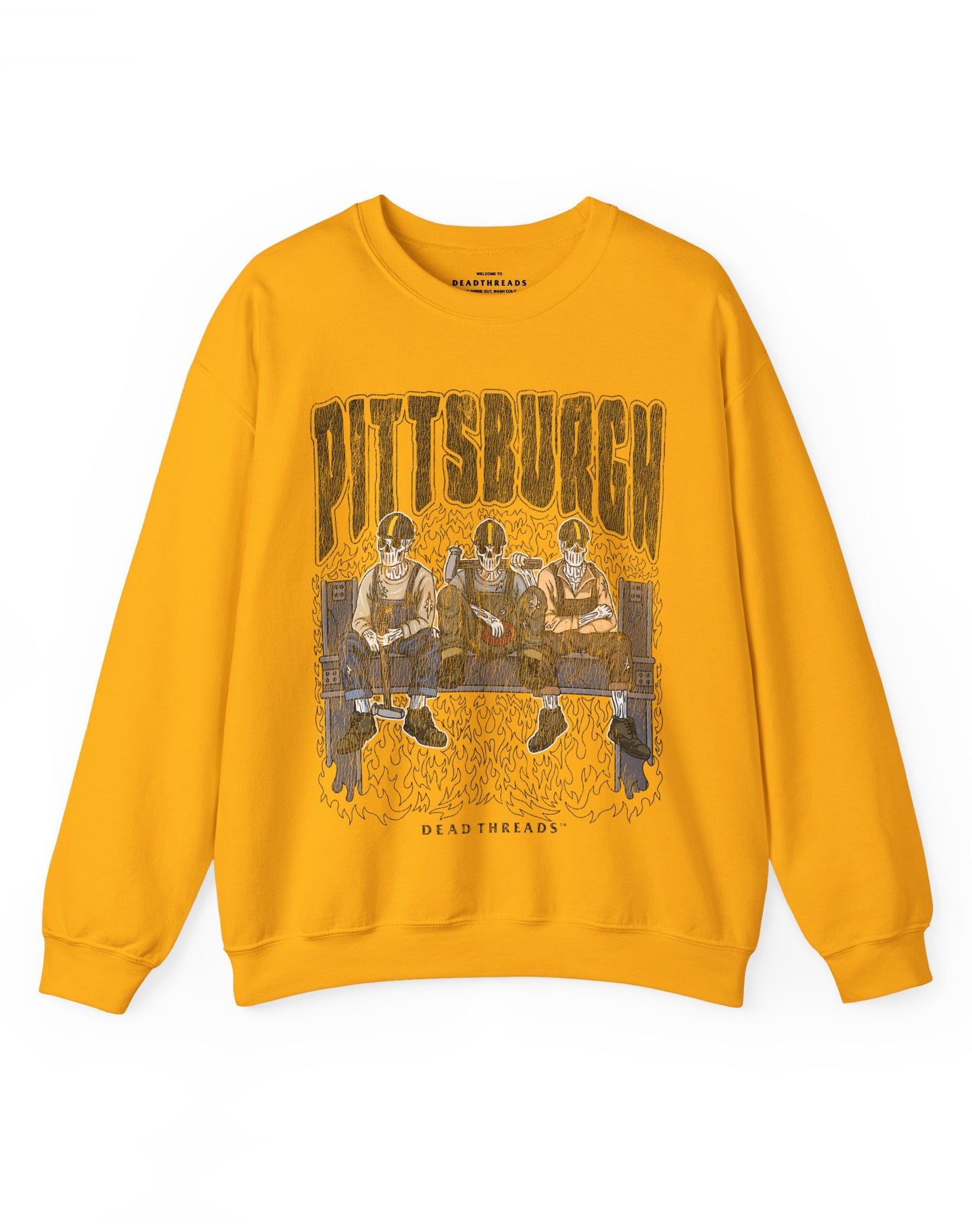 PITTSBURGH FOOTBALL v1 CREWNECK SWEATSHIRT – Sweatshirt – Dead Threads Apparel