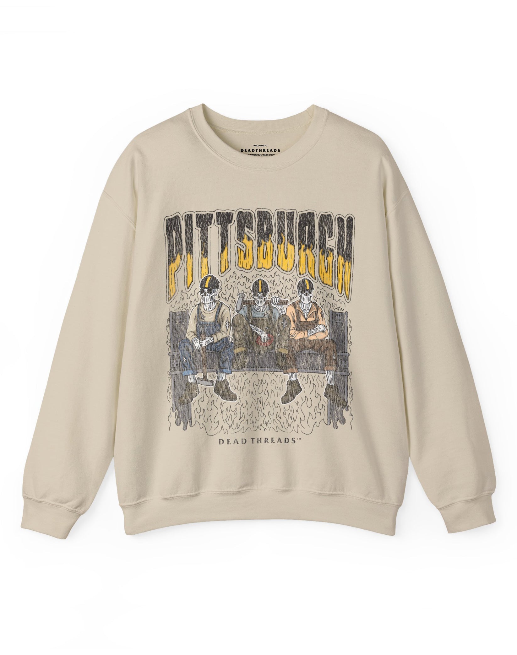PITTSBURGH FOOTBALL v1 CREWNECK SWEATSHIRT – Sweatshirt – Dead Threads Apparel