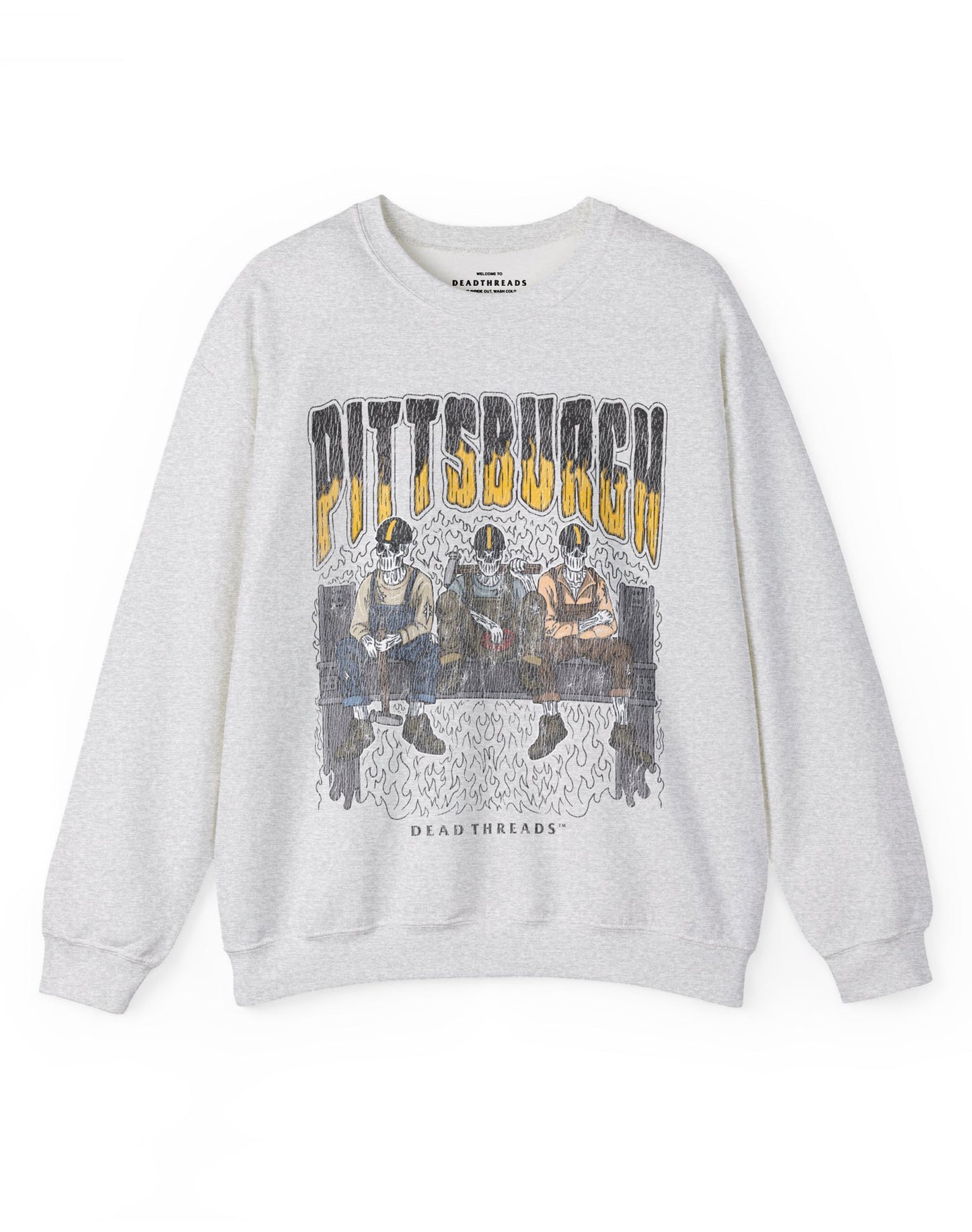 PITTSBURGH FOOTBALL v1 CREWNECK SWEATSHIRT – Sweatshirt – Dead Threads Apparel