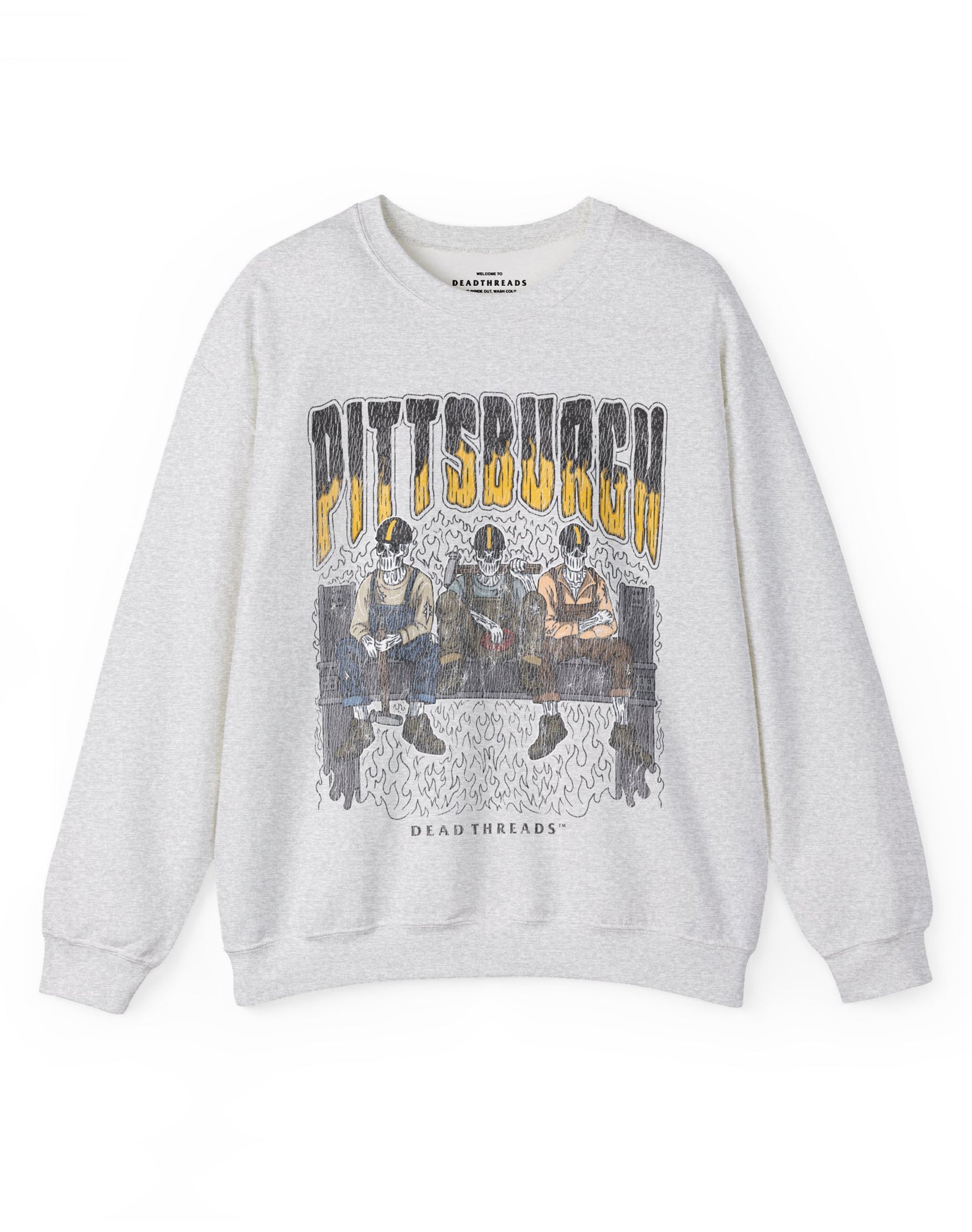 PITTSBURGH FOOTBALL v1 CREWNECK SWEATSHIRT – Sweatshirt – Dead Threads Apparel