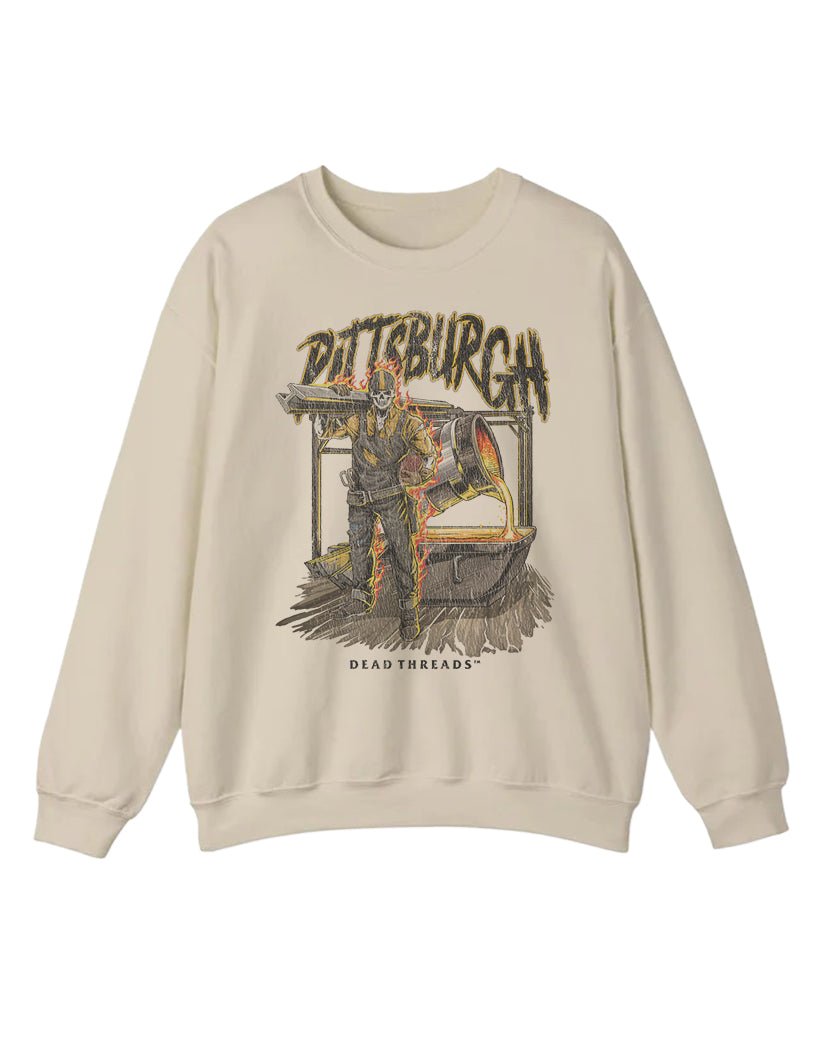 PITTSBURGH FOOTBALL v2 CREWNECK SWEATSHIRT – Sweatshirt – Dead Threads Apparel